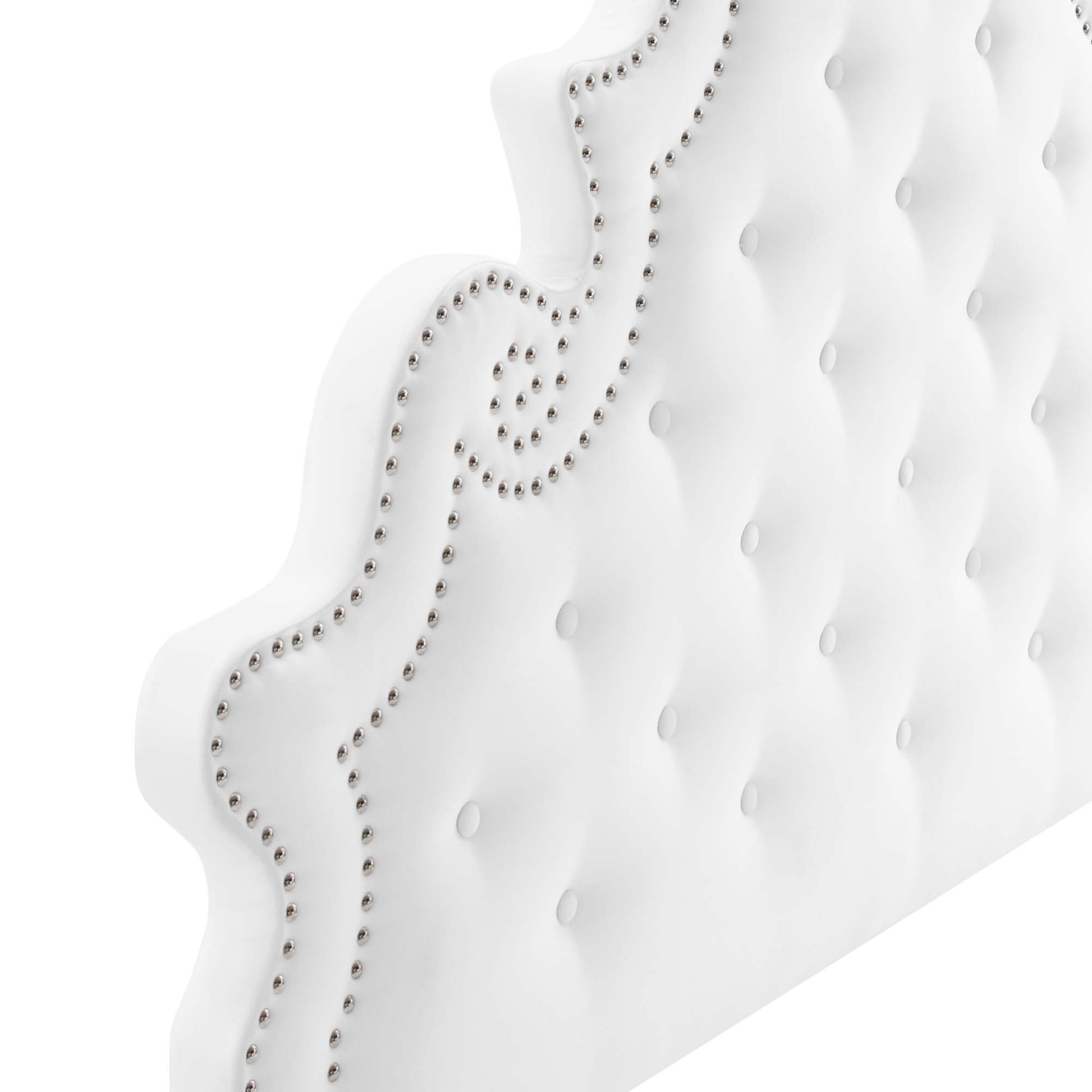 Gwyneth Tufted Performance Velvet Queen Platform Bed by Modway - Best Buy Furniture