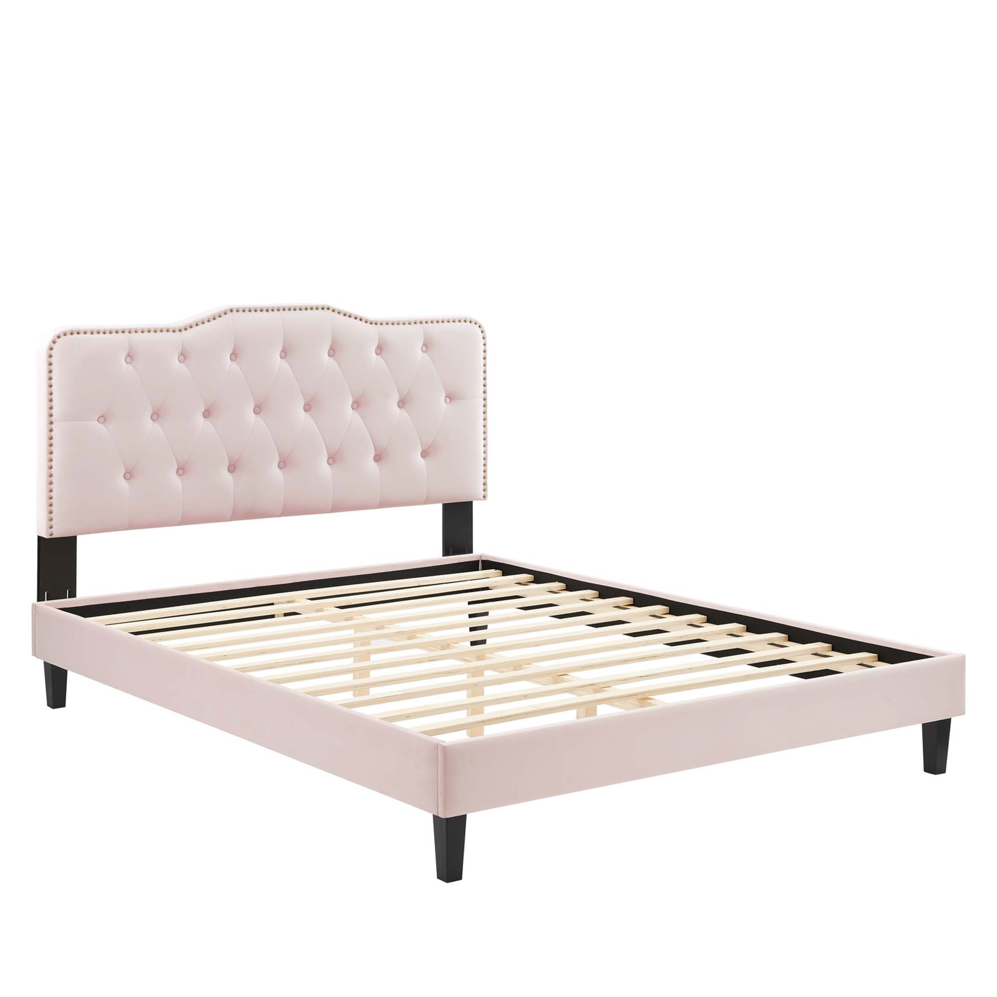Amber Performance Velvet Twin Platform Bed by Modway - Best Buy Furniture