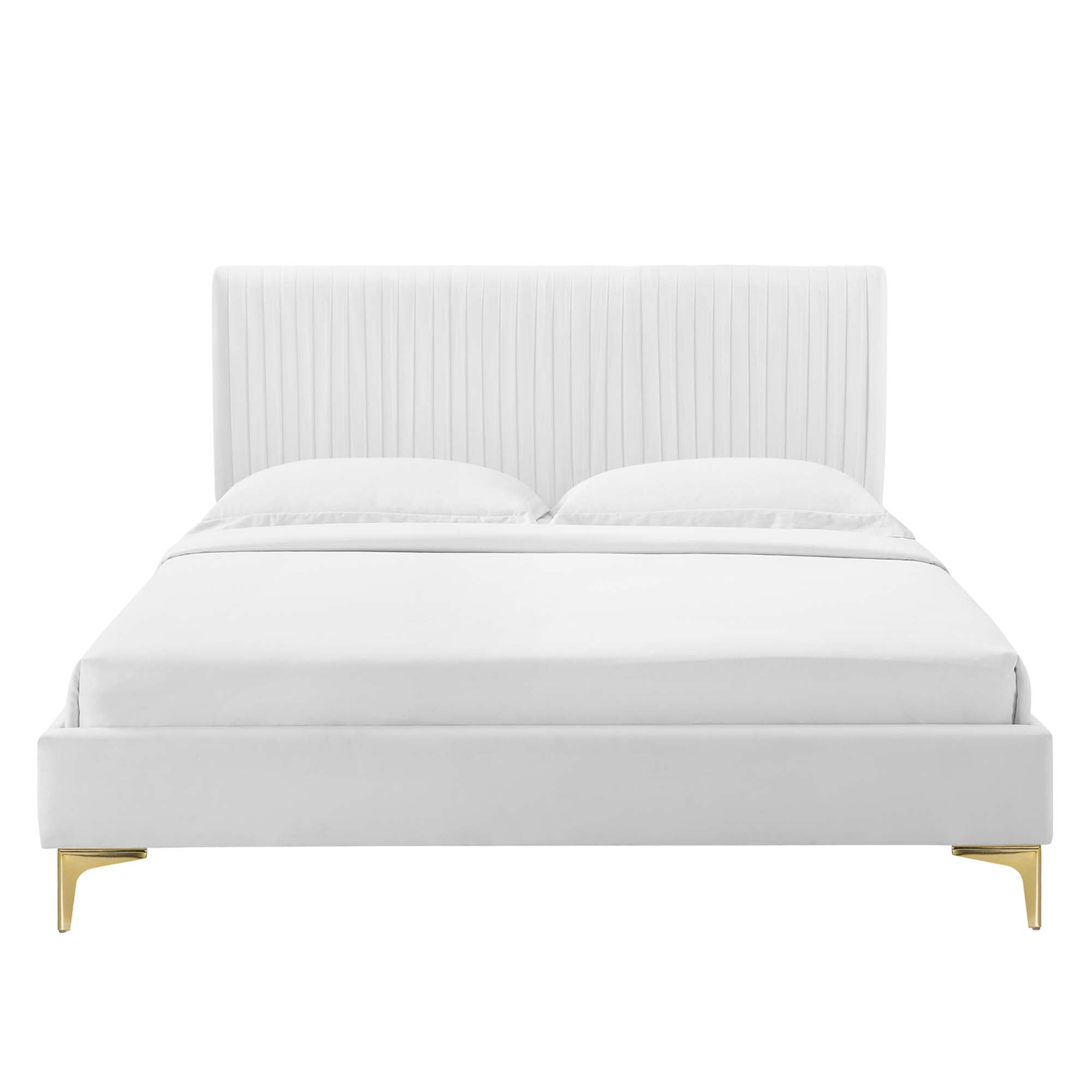 Peyton Performance Velvet Full Platform Bed by Modway - Best Buy Furniture