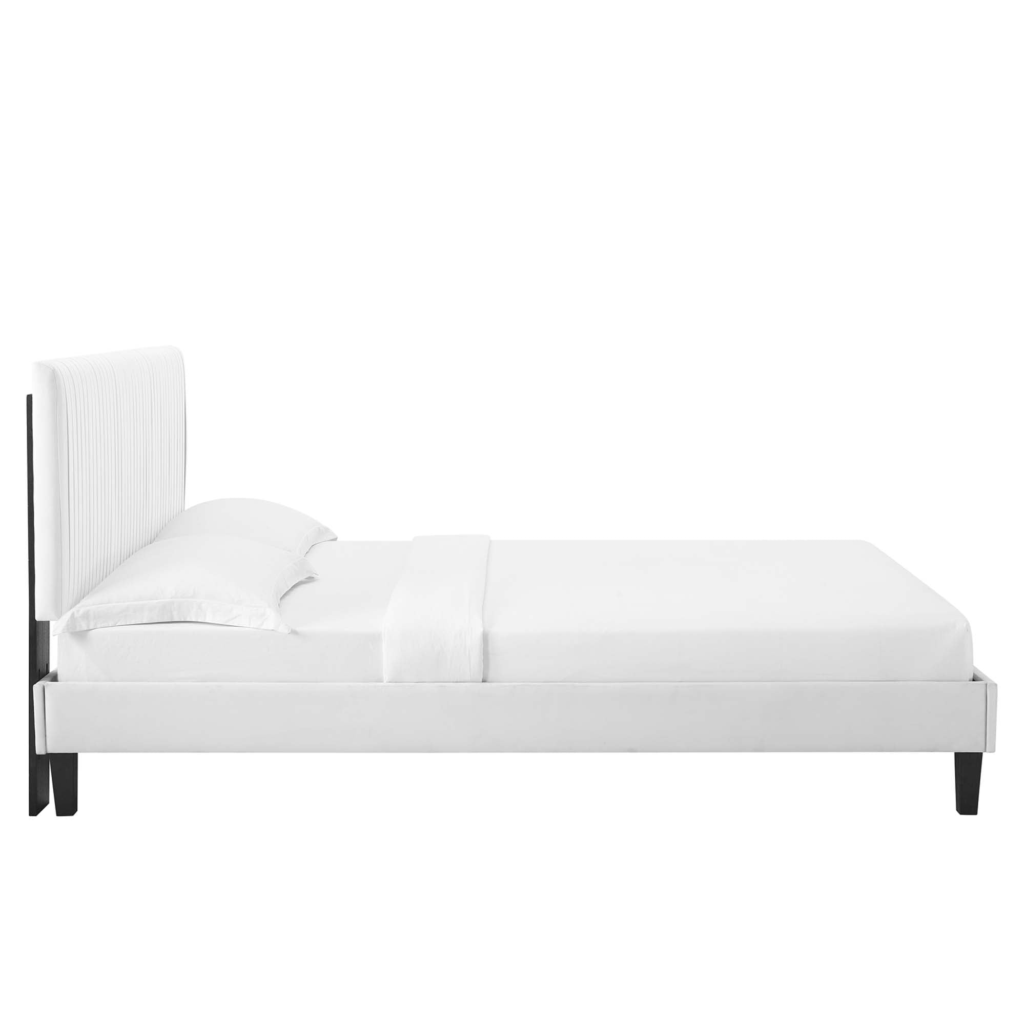 Peyton Performance Velvet Full Platform Bed by Modway - Best Buy Furniture