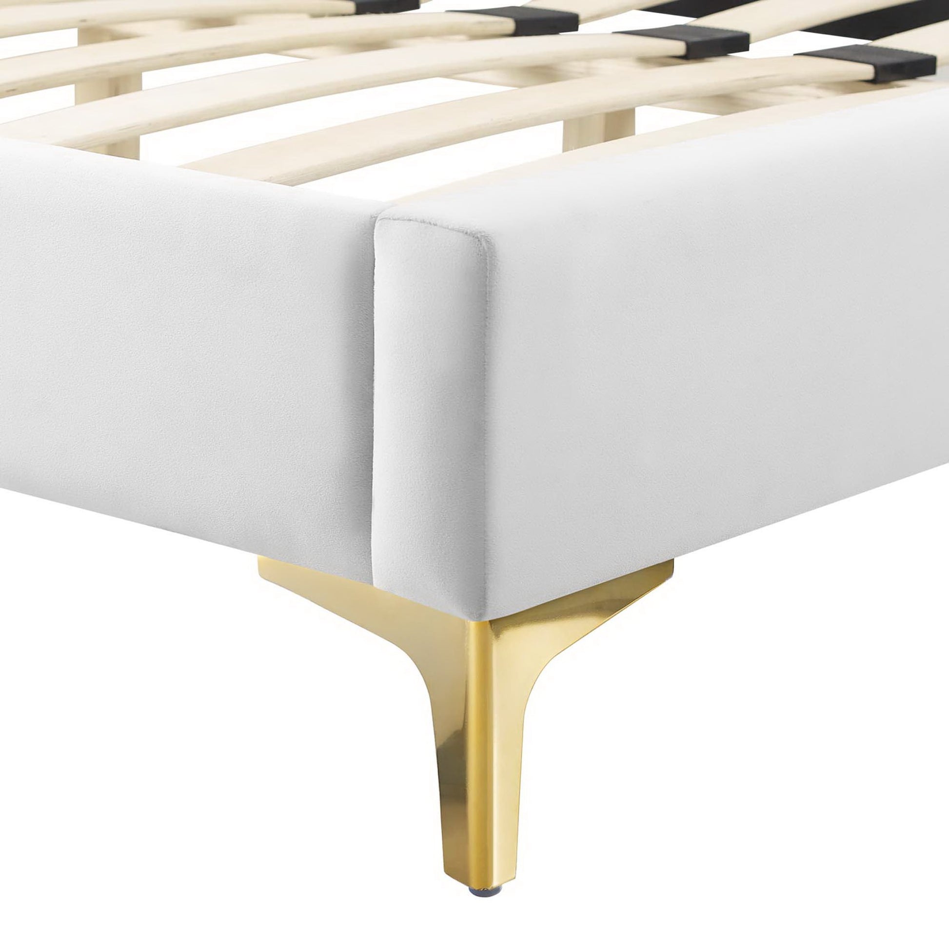 Sienna Performance Velvet Full Platform Bed by Modway - Best Buy Furniture