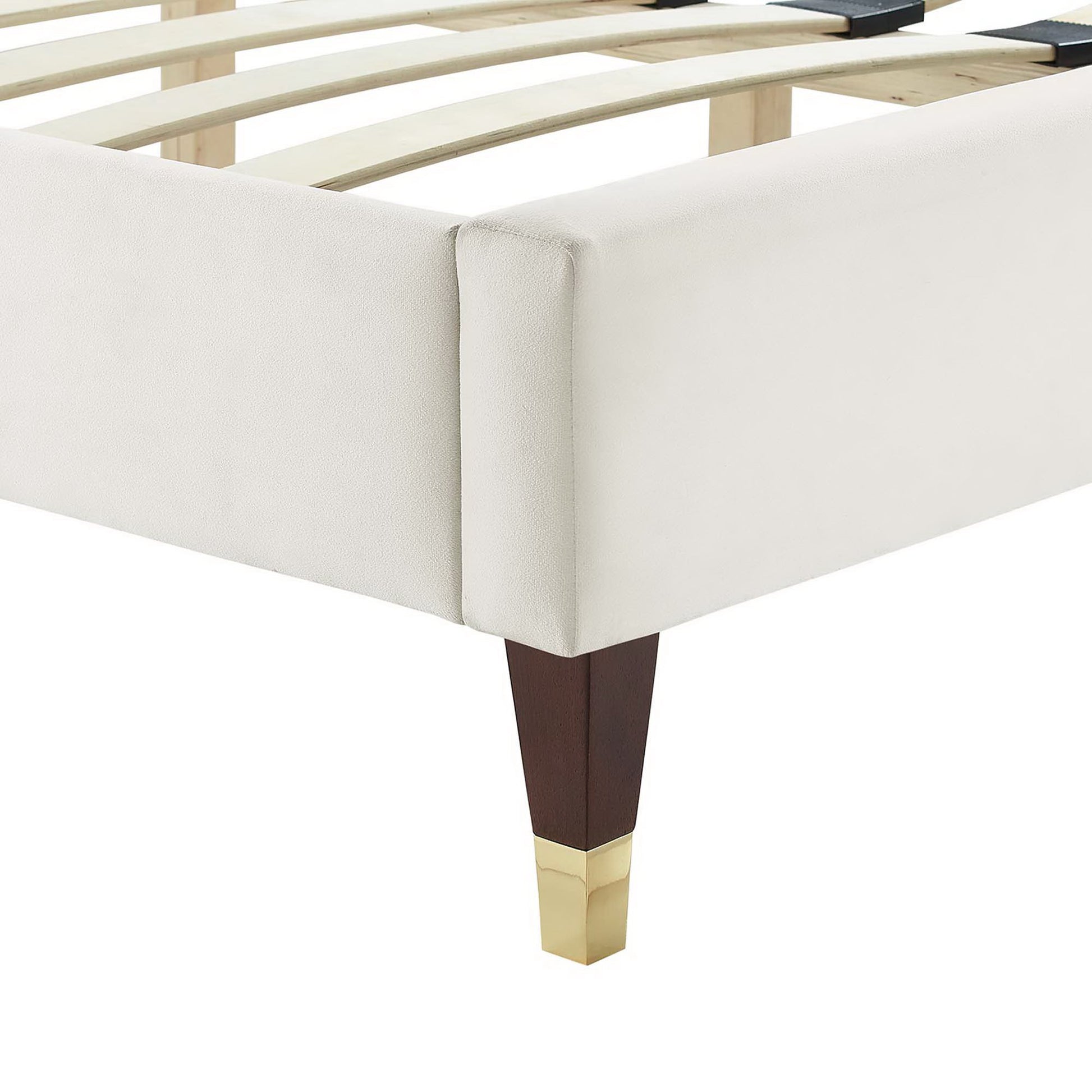 Sofia Channel Tufted Performance Velvet King Platform Bed by Modway - Best Buy Furniture