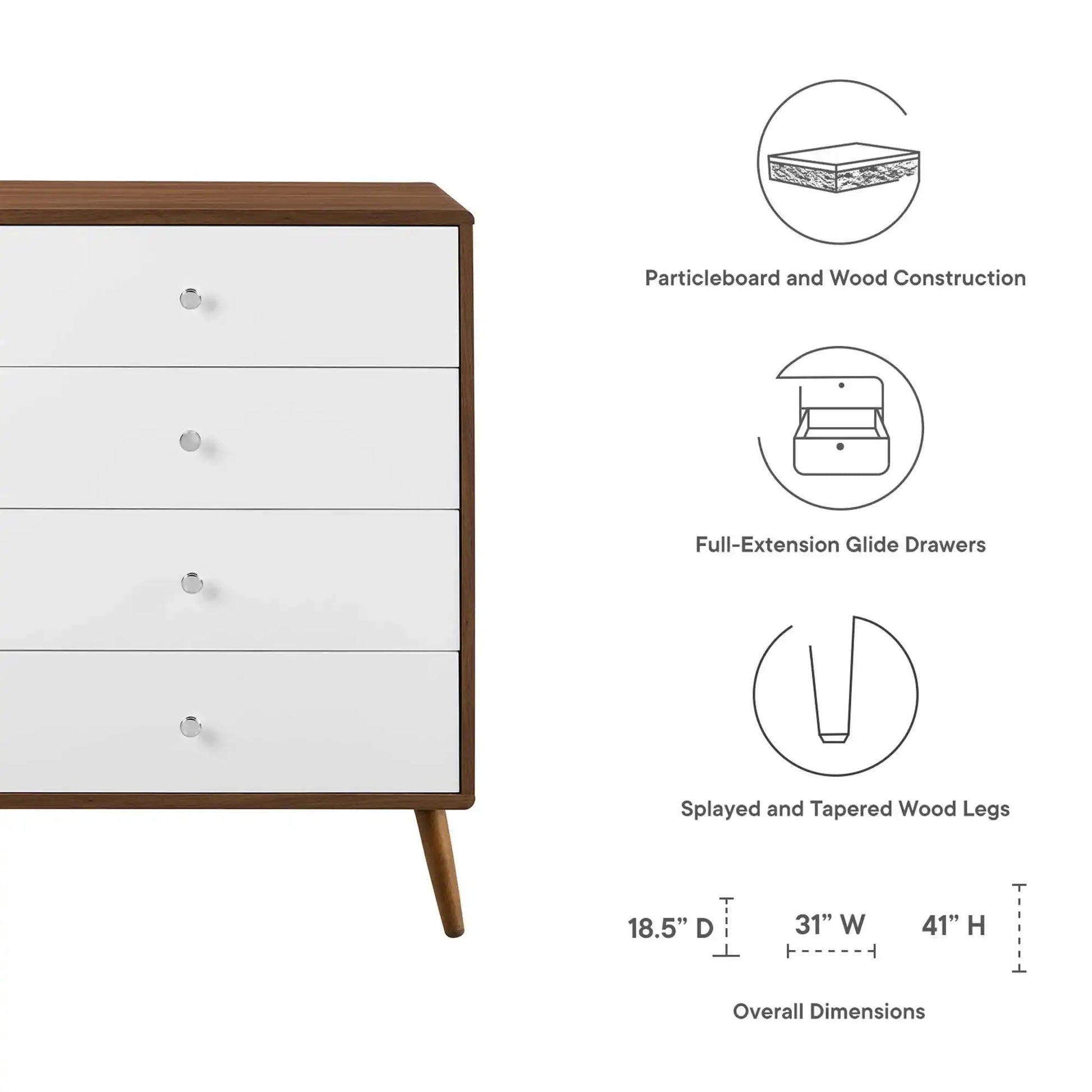 Transmit 4-Drawer Chest - Best Buy Furniture