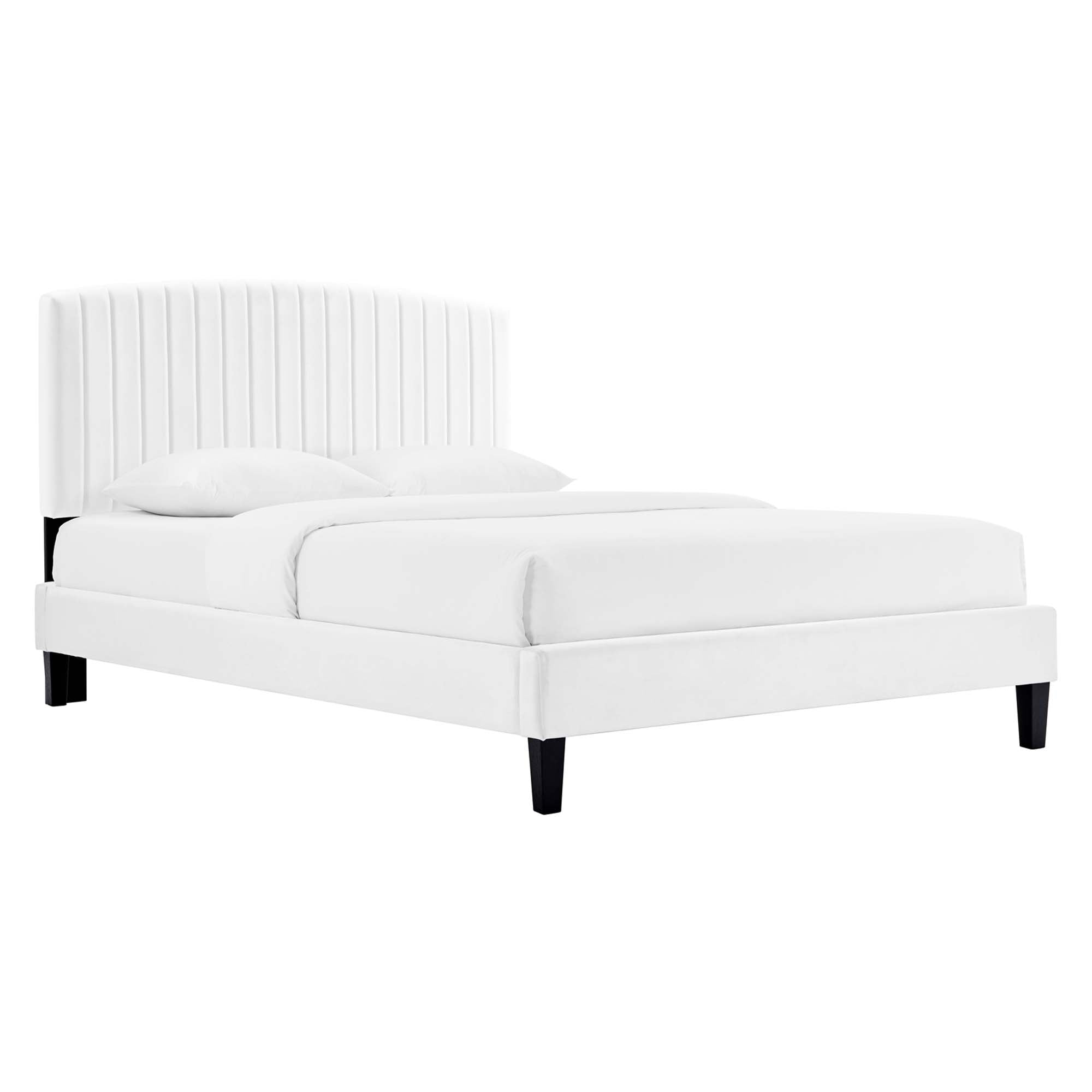 Alessi Performance Velvet Full Platform Bed by Modway - Best Buy Furniture
