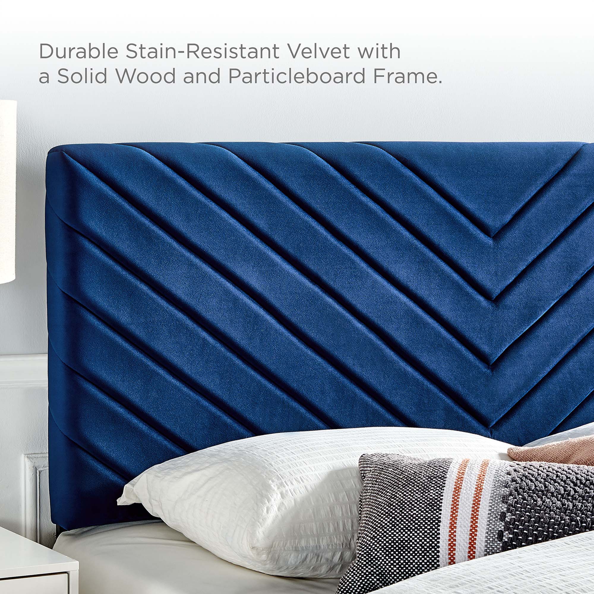 Roxanne Performance Velvet Full Platform Bed by Modway - Best Buy Furniture
