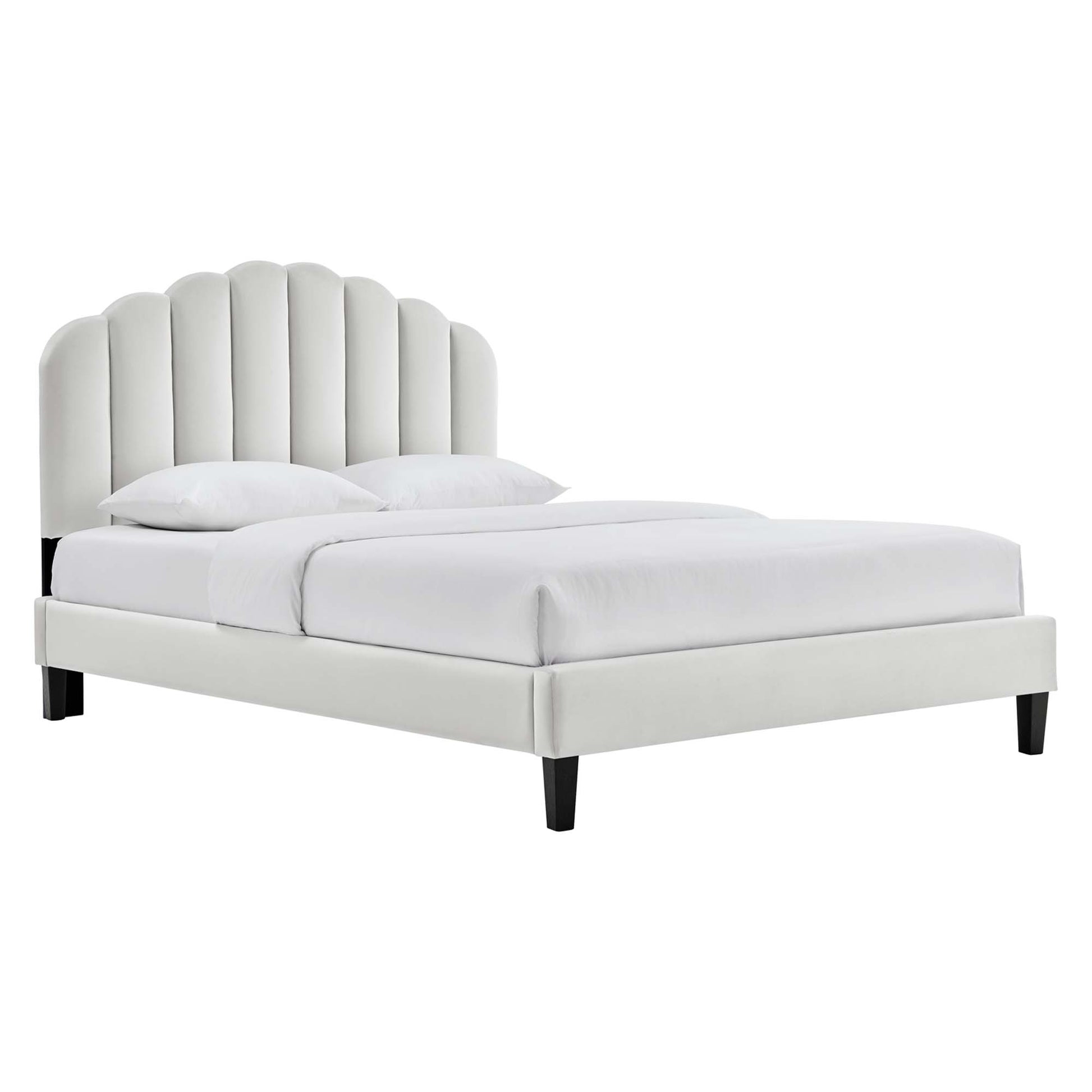 Daisy Performance Velvet Full Platform Bed by Modway - Best Buy Furniture