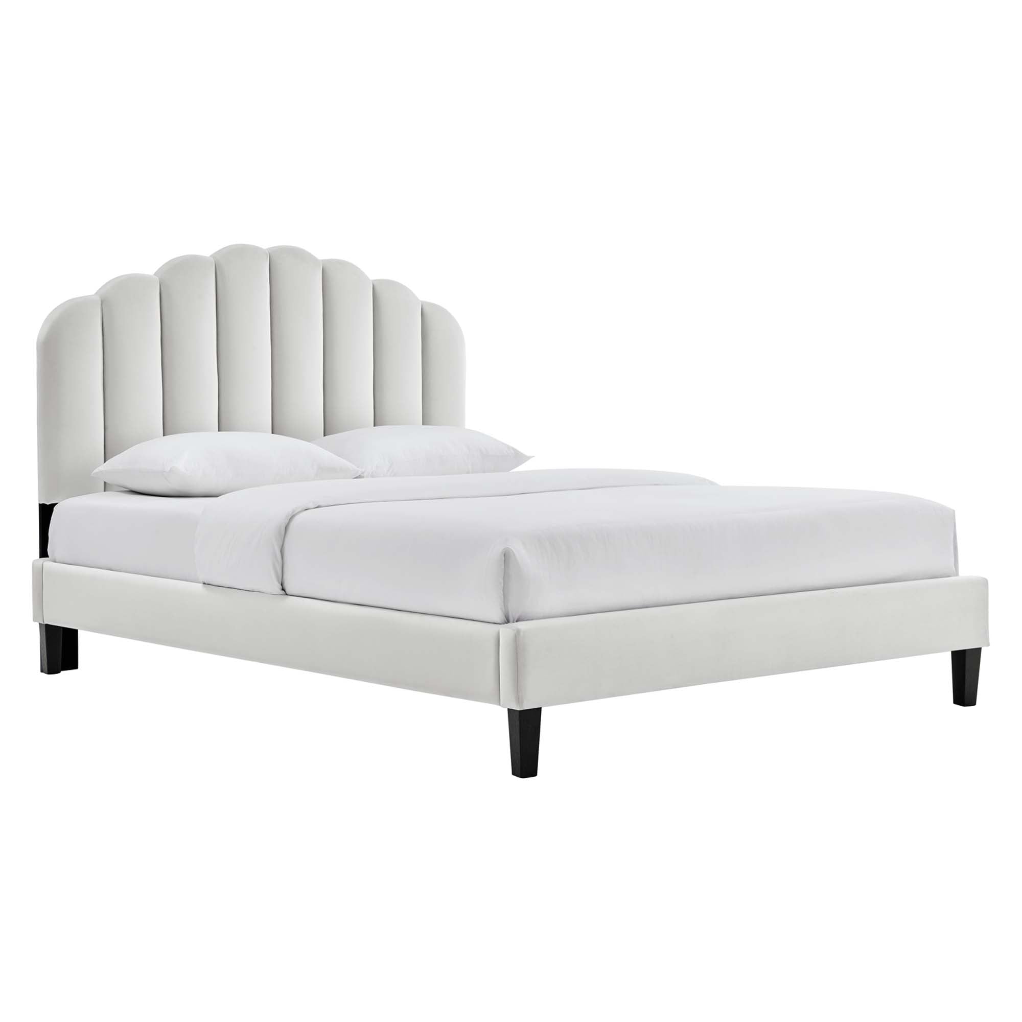 Daisy Performance Velvet Full Platform Bed by Modway - Best Buy Furniture