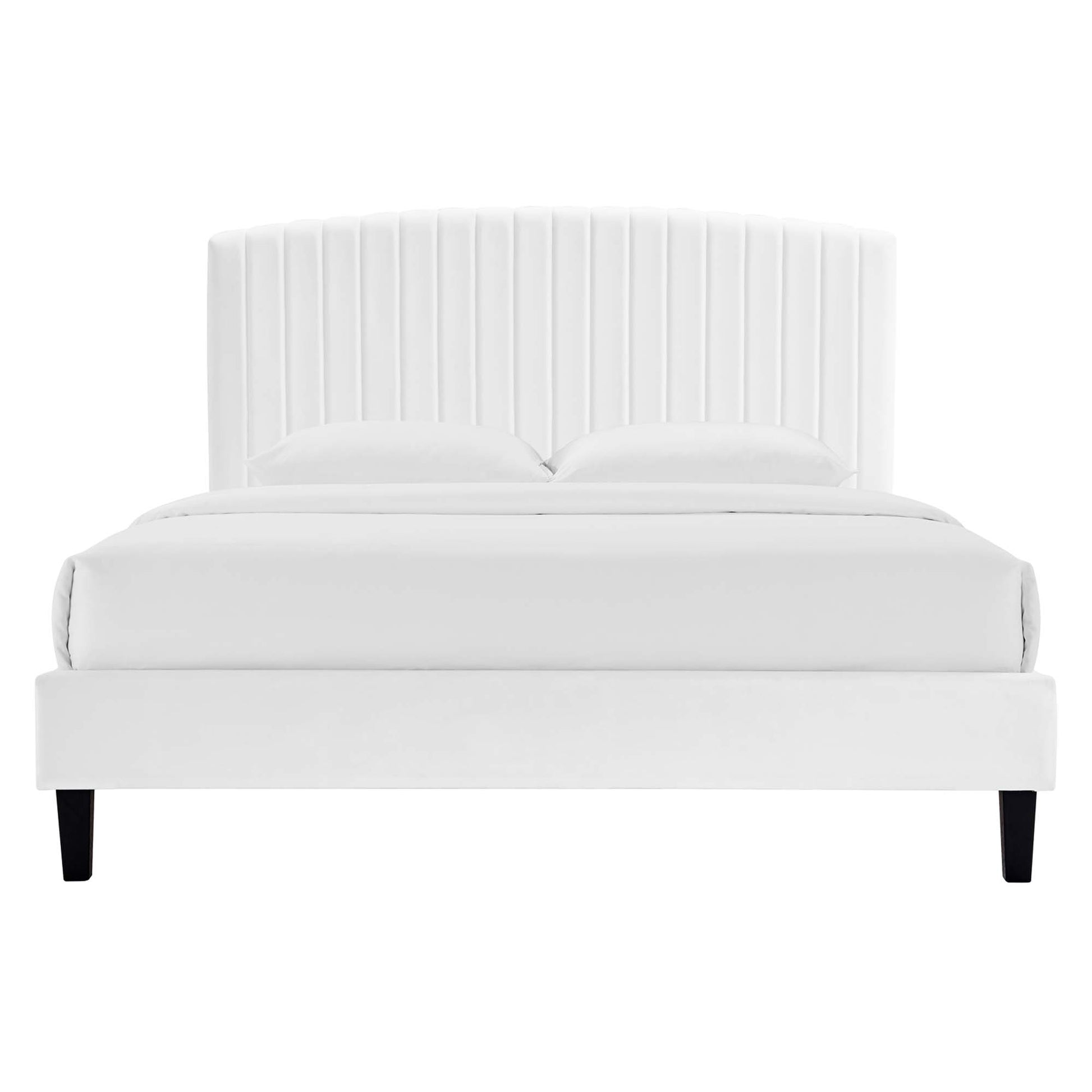 Alessi Performance Velvet Twin Platform Bed by Modway - Best Buy Furniture