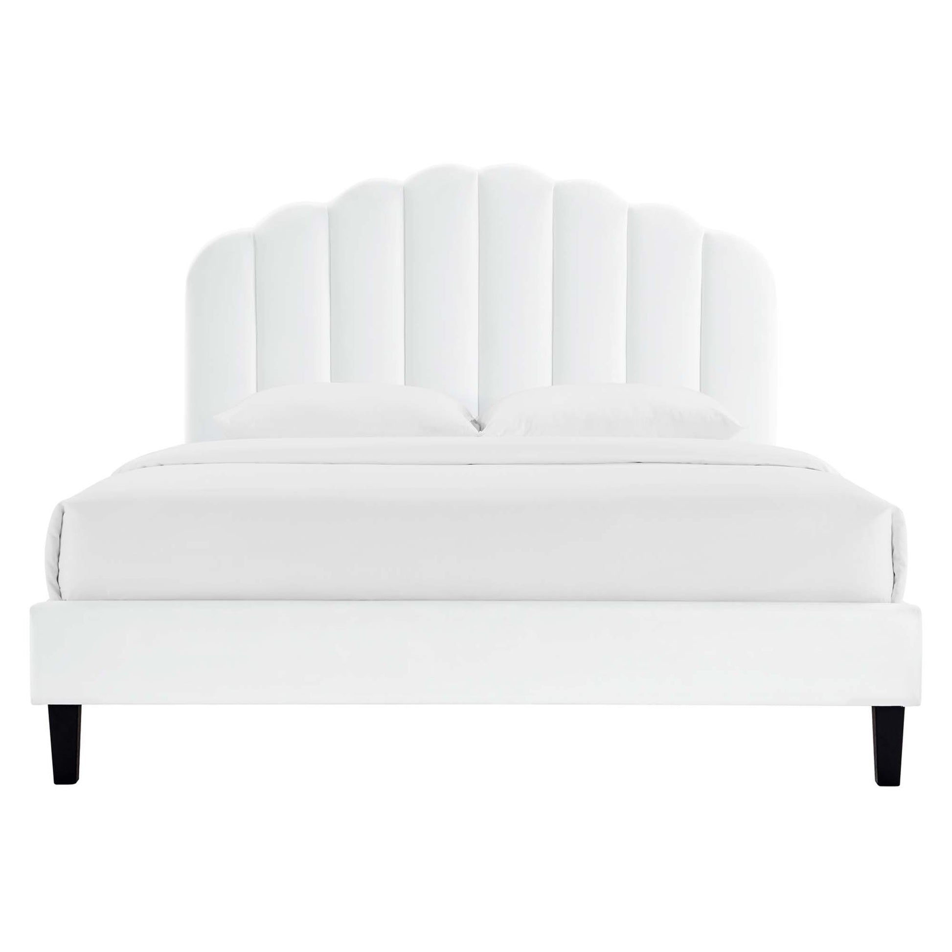 Daisy Performance Velvet Twin Platform Bed by Modway - Best Buy Furniture