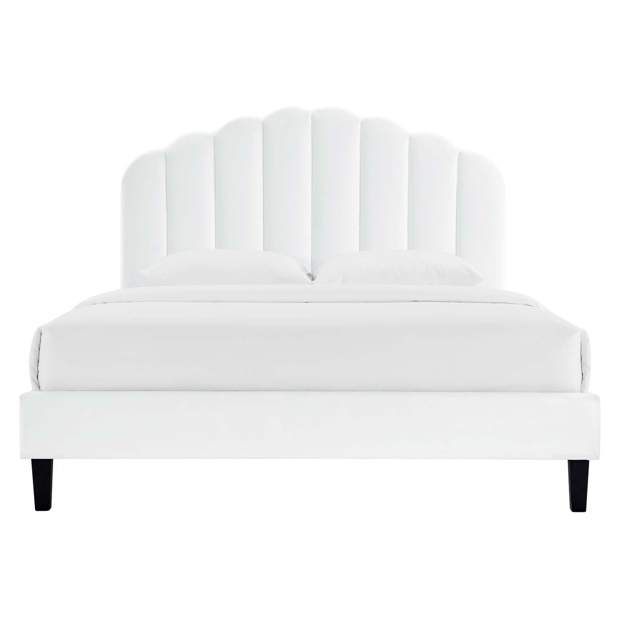Daisy Performance Velvet Twin Platform Bed by Modway - Best Buy Furniture