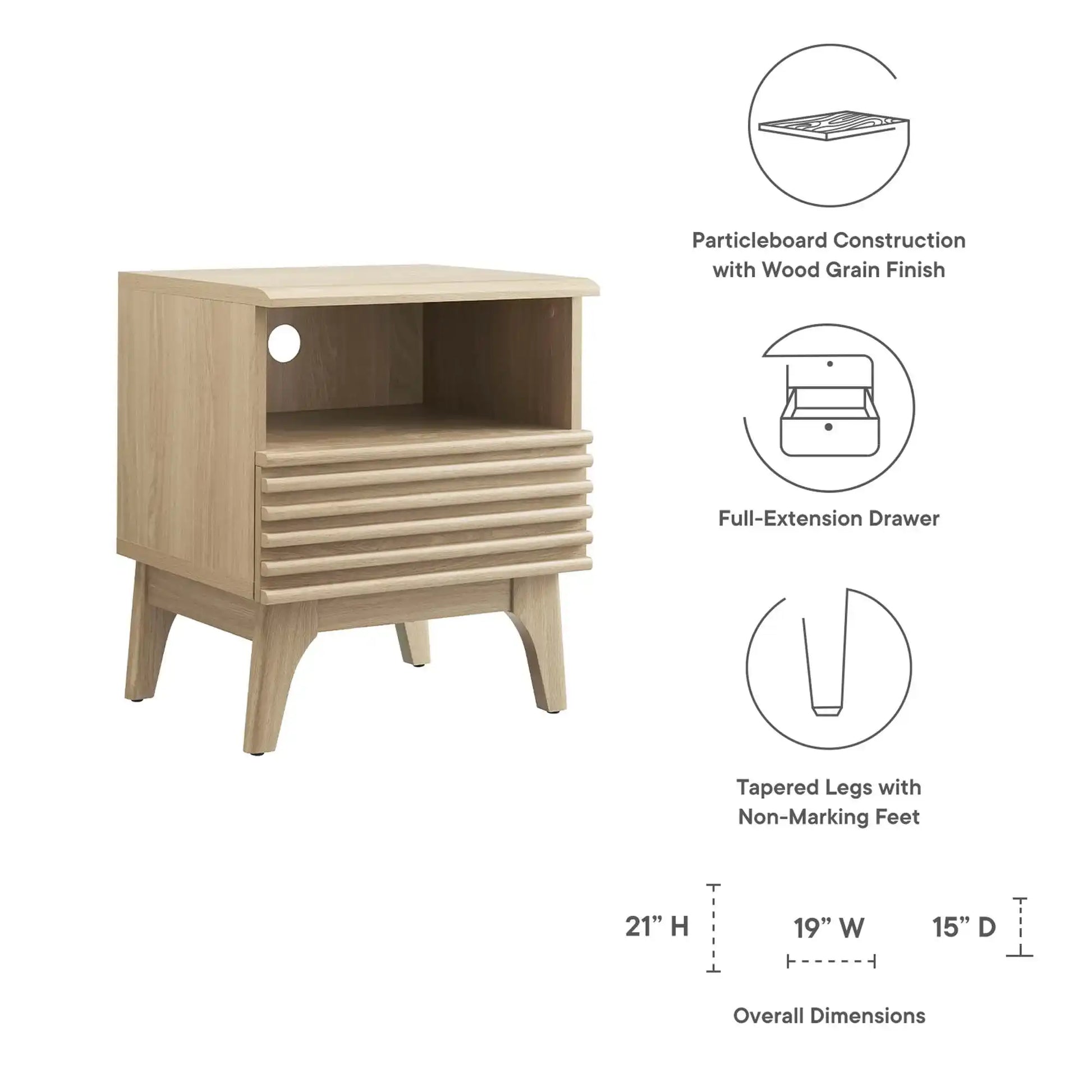 Render Nightstand - Best Buy Furniture