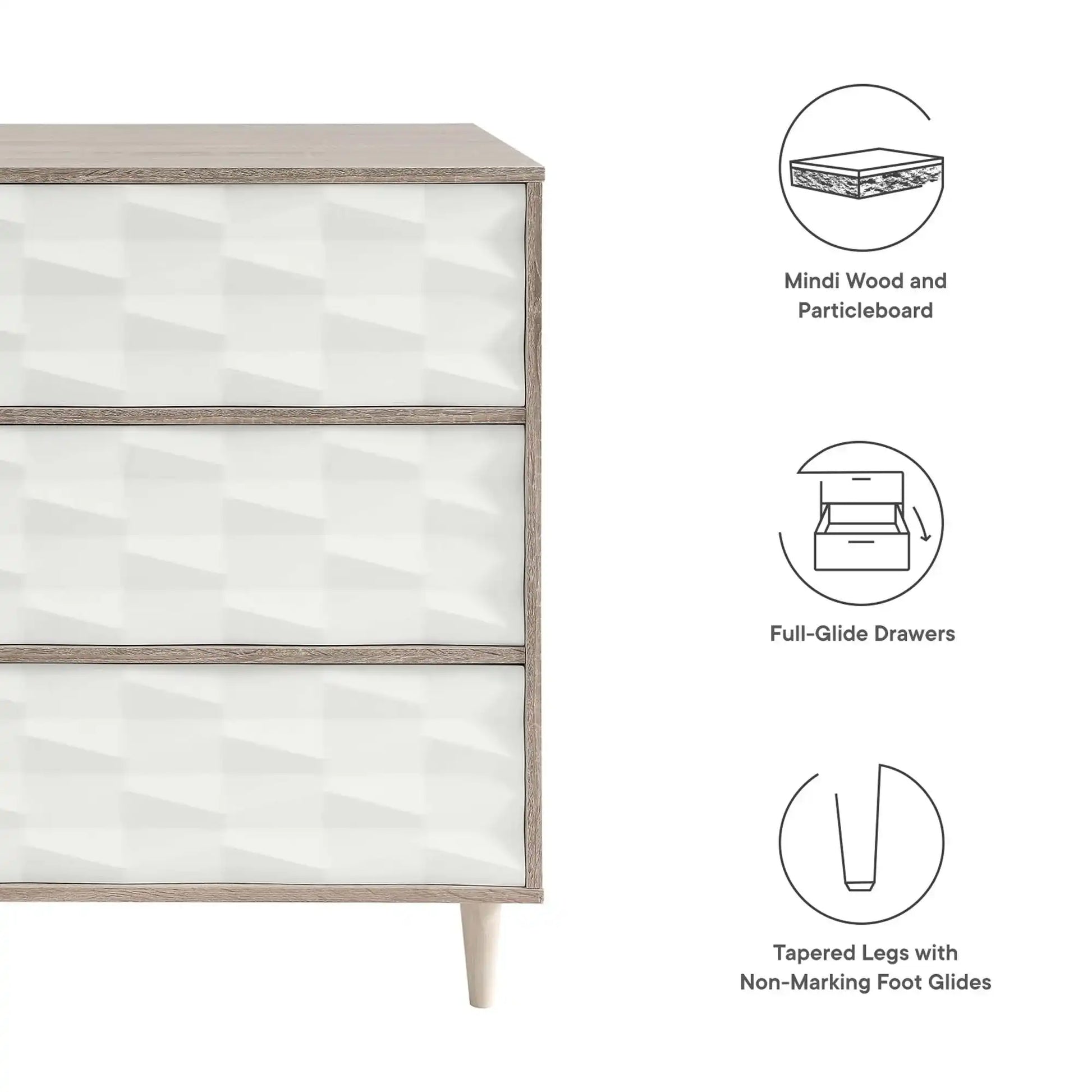 Vespera 6-Drawer Dresser - Best Buy Furniture