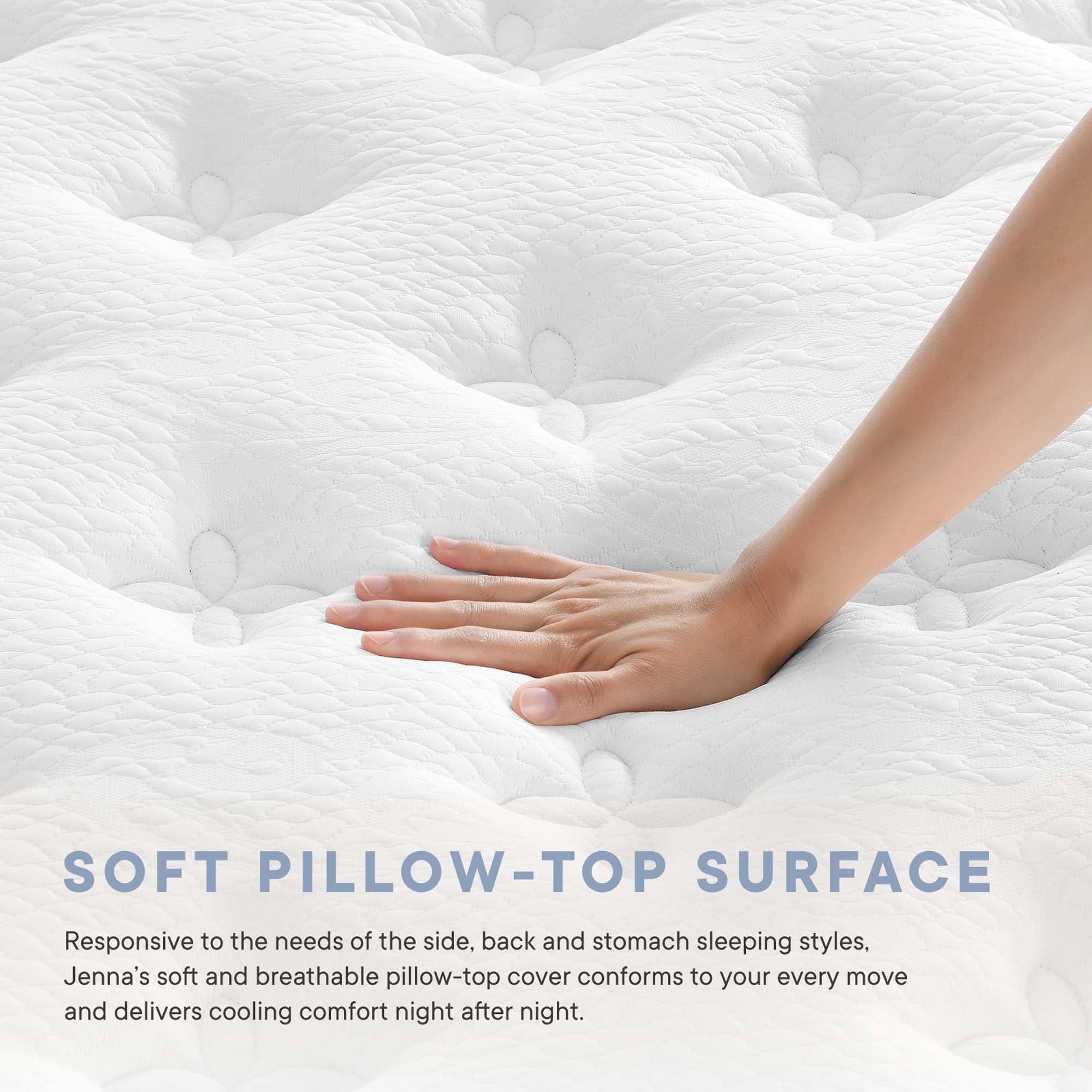 Jenna 6" Innerspring and Foam King Mattress by Modway - Best Buy Furniture