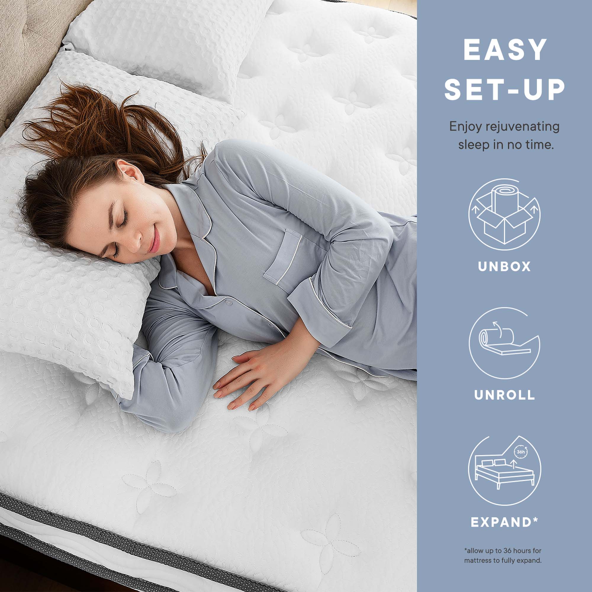 Jenna 6" Innerspring and Foam King Mattress by Modway - Best Buy Furniture