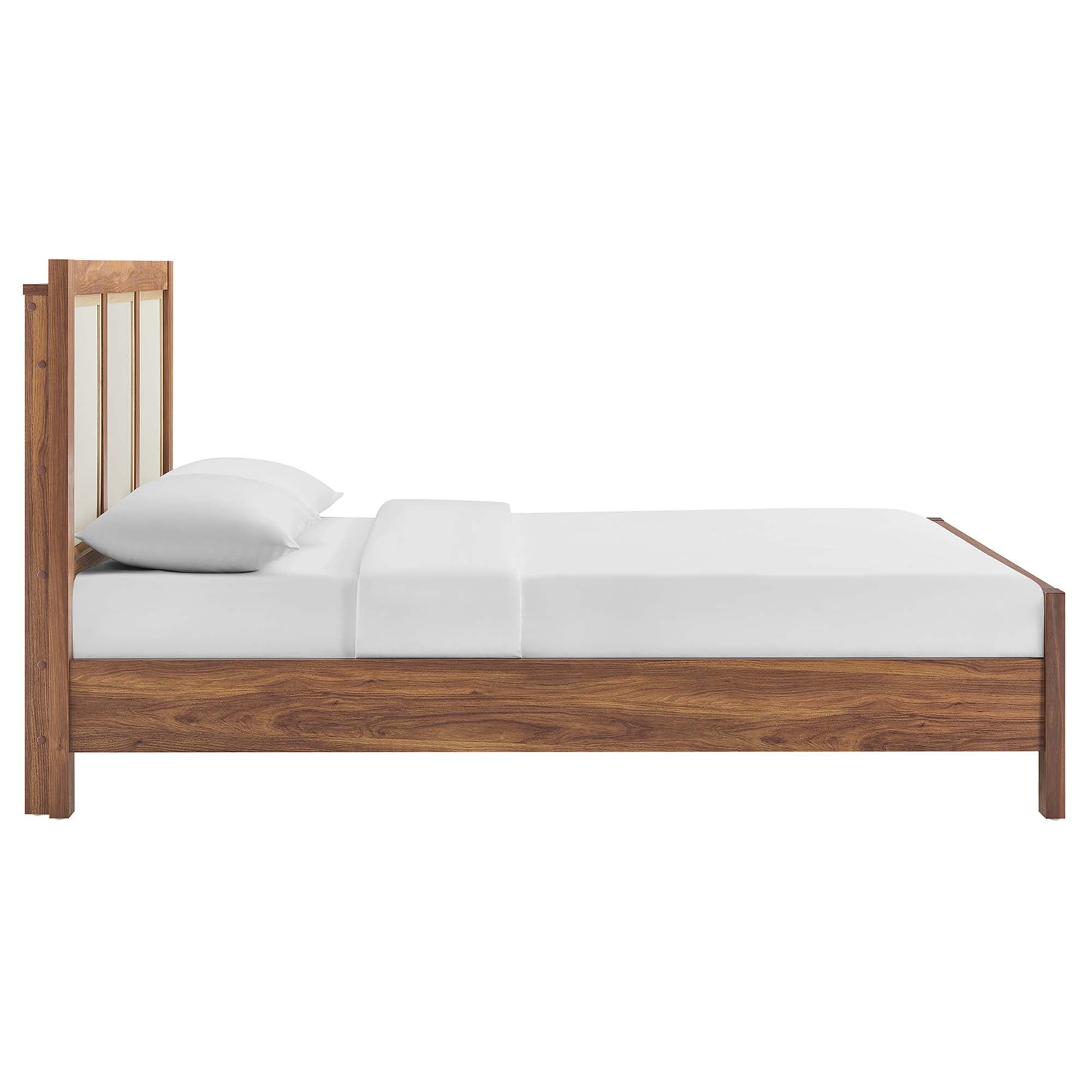 Capri Wood Grain Queen Platform Bed by Modway - Best Buy Furniture