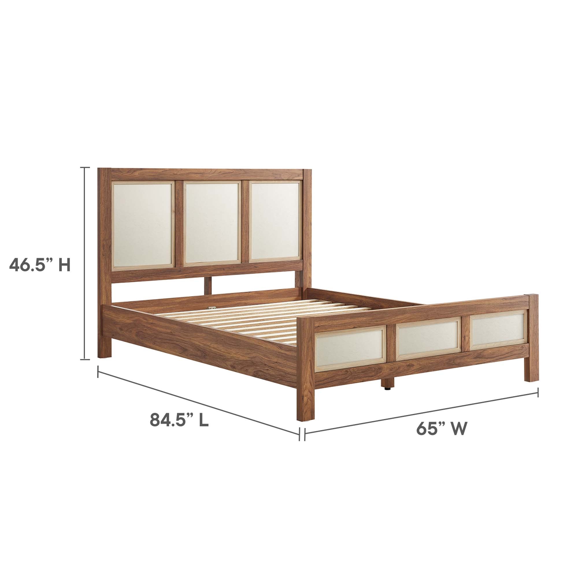 Capri Wood Grain Queen Platform Bed by Modway - Best Buy Furniture