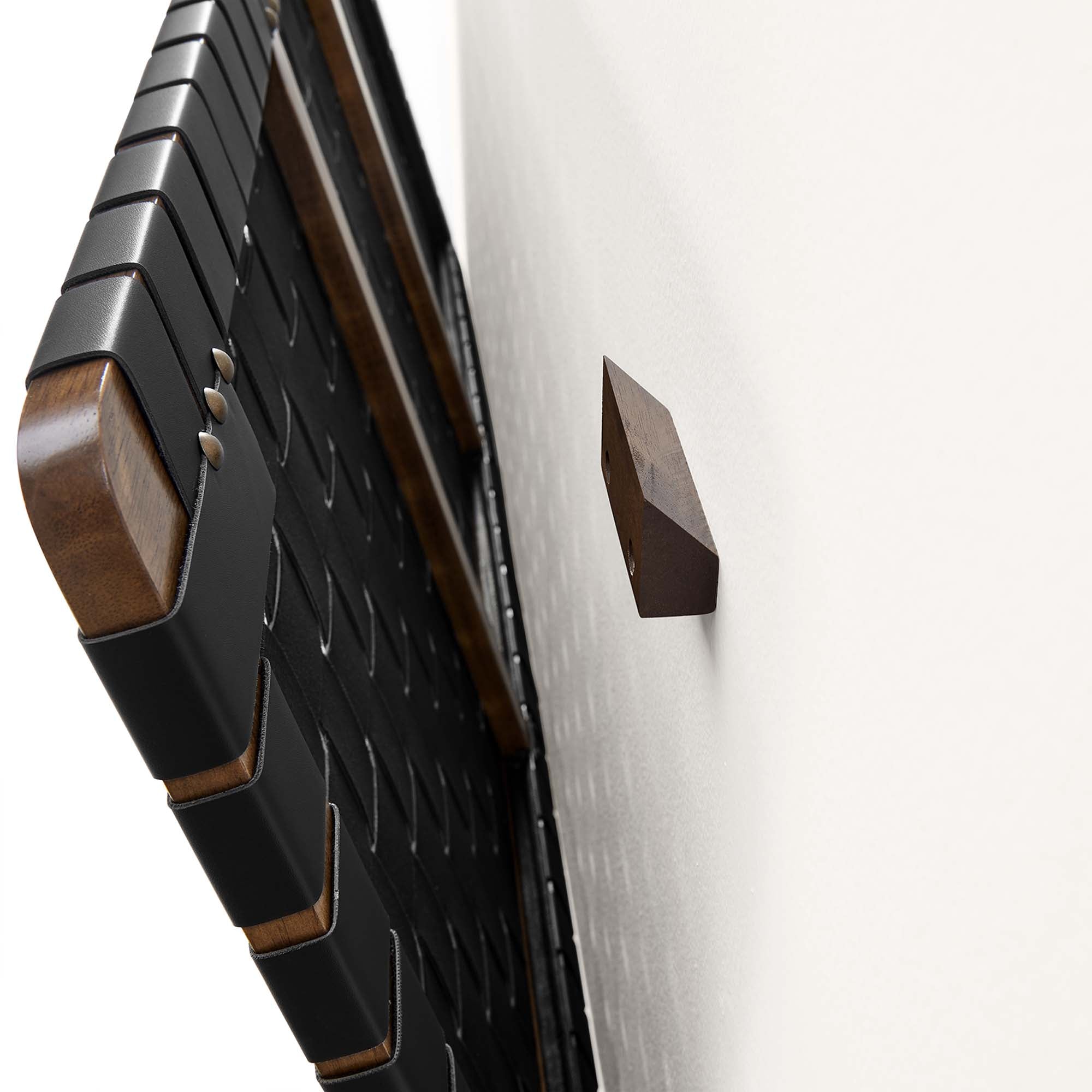 Sparta Weave Wall-Mount Vegan Leather Twin Headboard by Modway - Best Buy Furniture