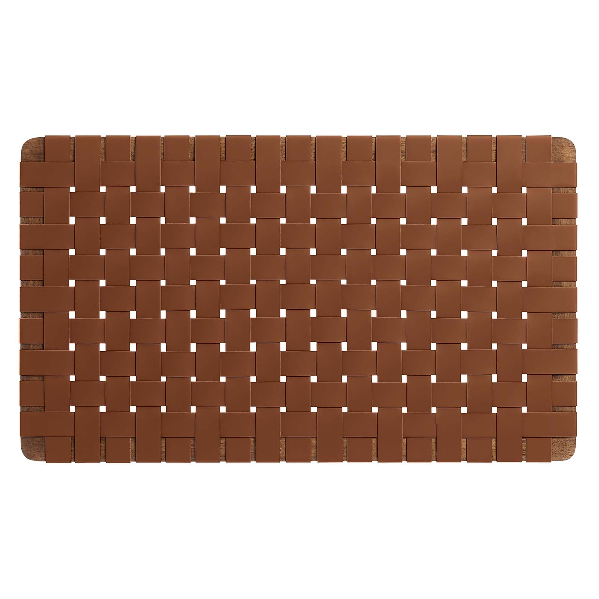 Sparta Weave Wall-Mount Vegan Leather Twin Headboard by Modway - Best Buy Furniture