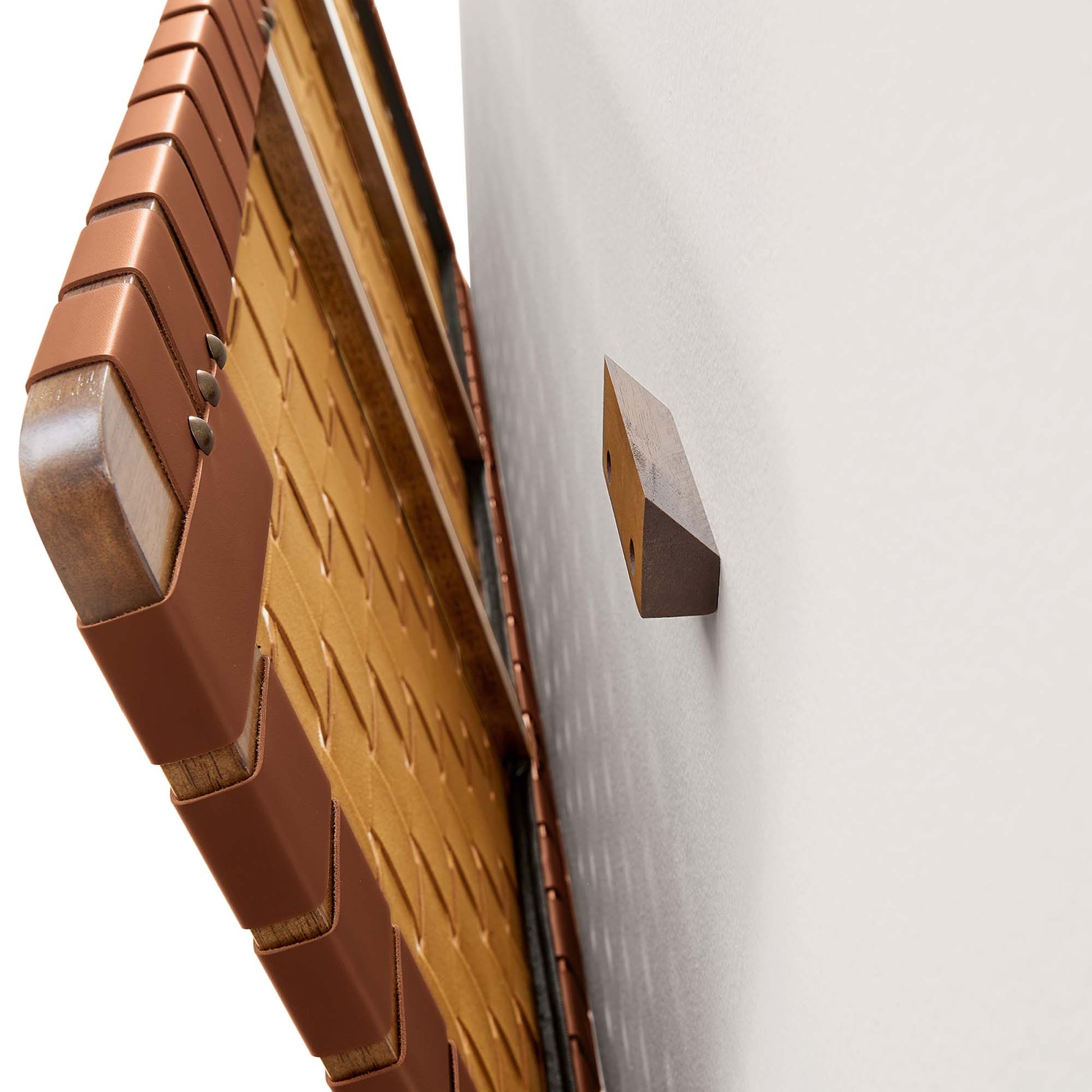 Sparta Weave Wall-Mount Vegan Leather Twin Headboard by Modway - Best Buy Furniture