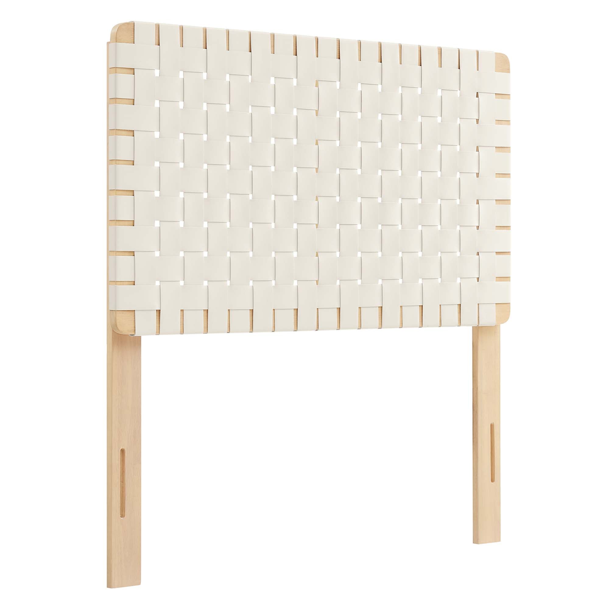 Sparta Weave Vegan Leather Twin Headboard by Modway - Best Buy Furniture