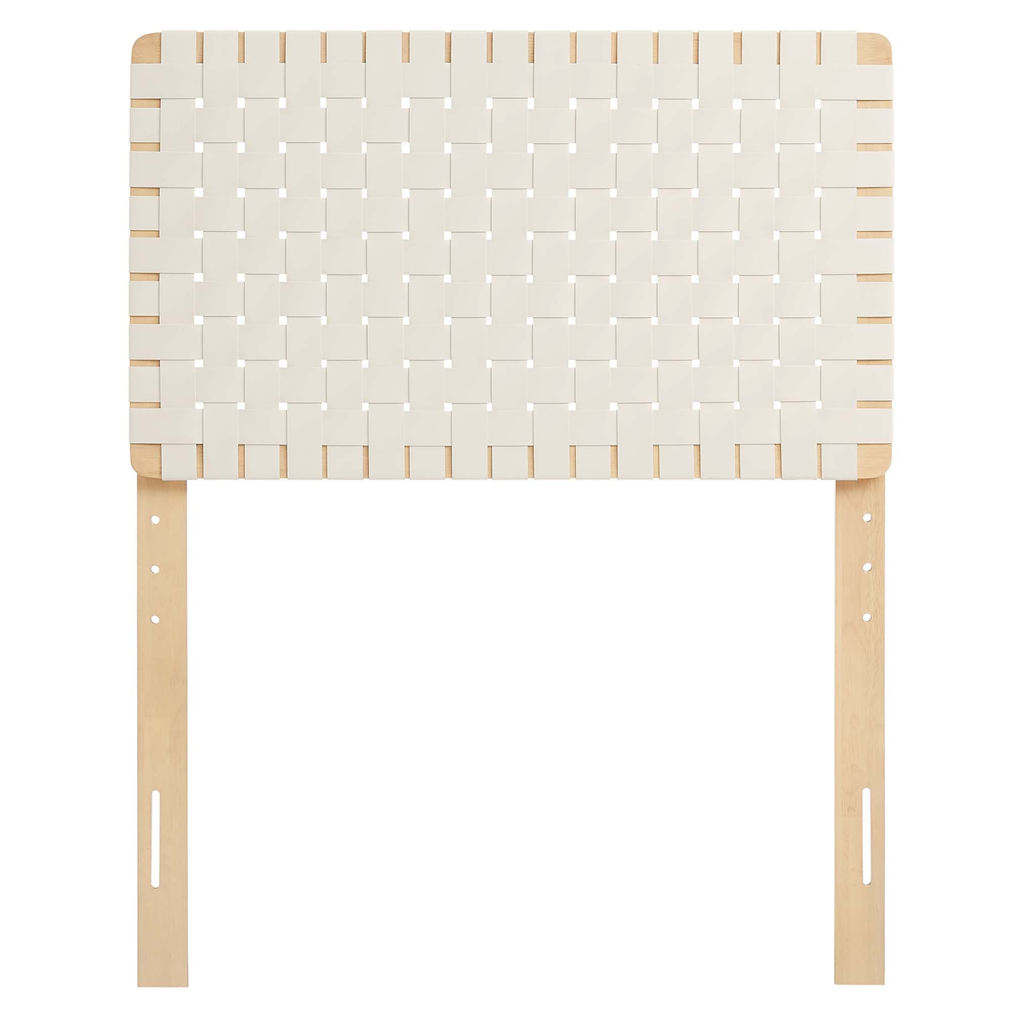 Sparta Weave Vegan Leather Twin Headboard by Modway - Best Buy Furniture
