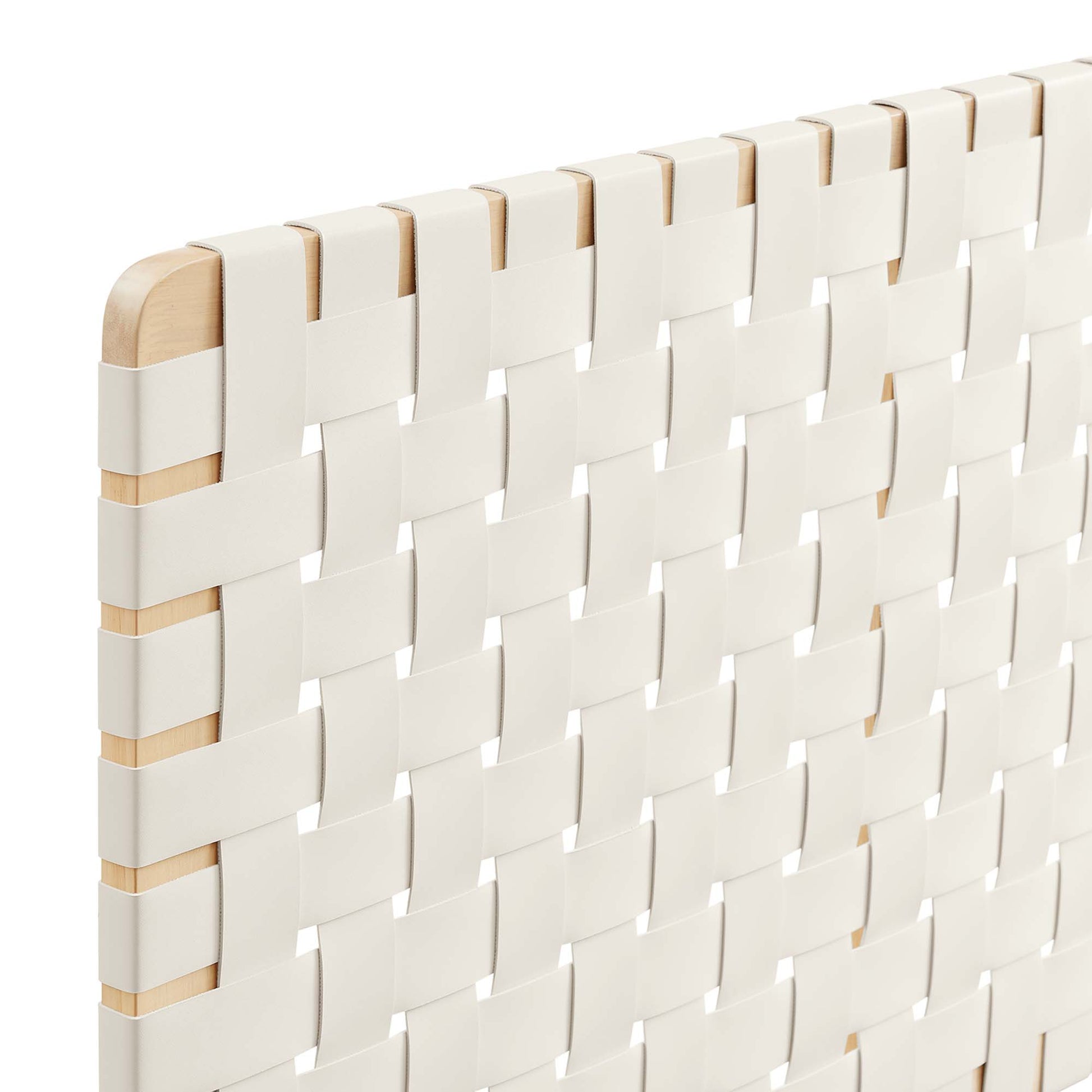 Sparta Weave Vegan Leather Full Headboard by Modway - Best Buy Furniture