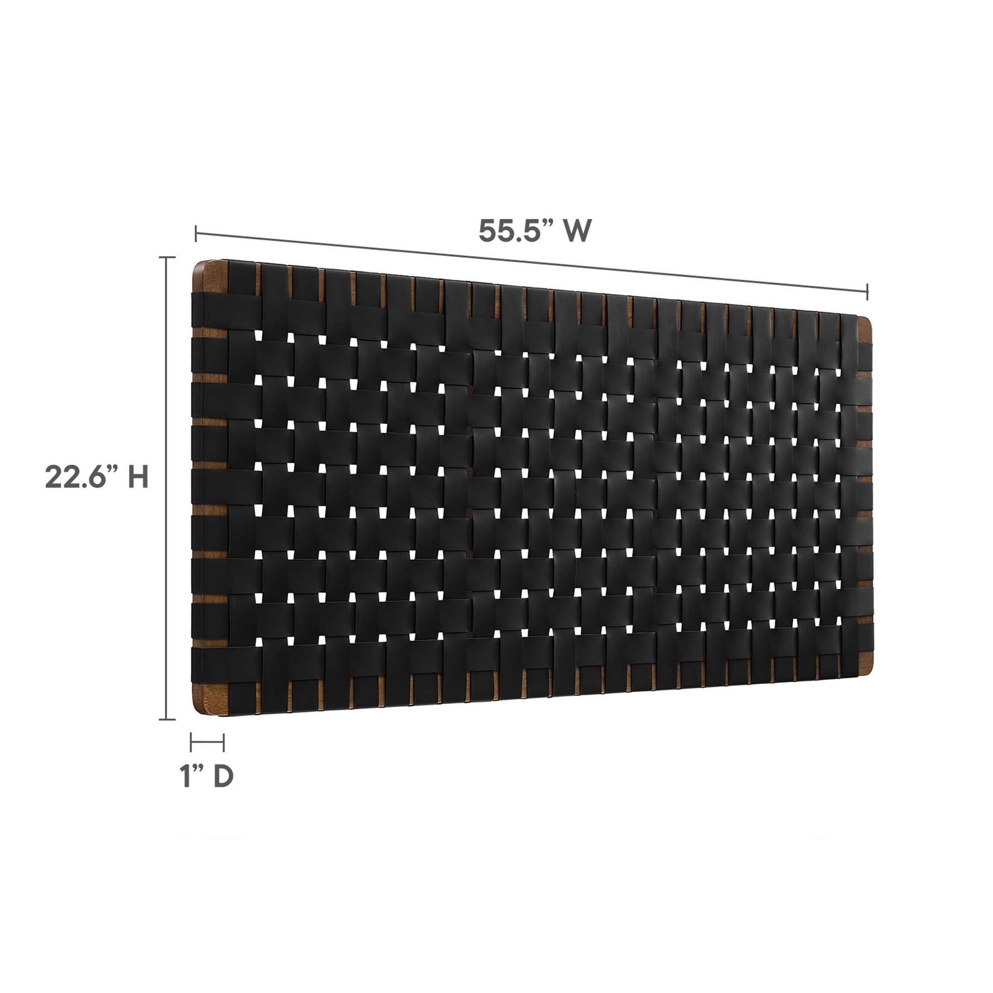 Sparta Weave Vegan Leather Full Headboard by Modway - Best Buy Furniture