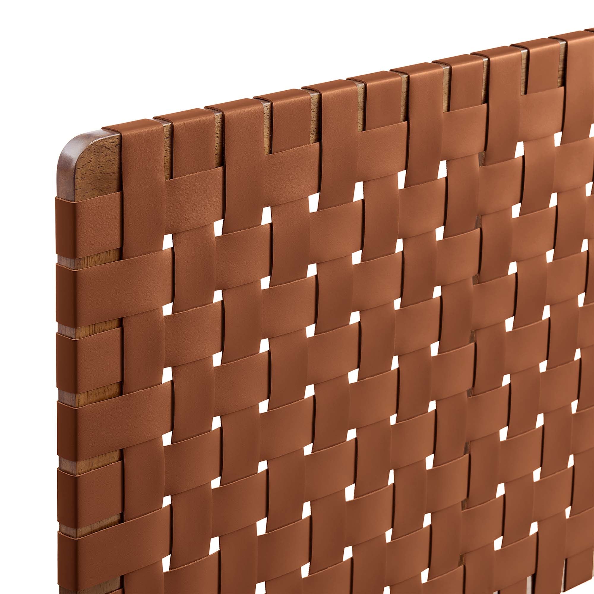 Sparta Weave Vegan Leather Full Headboard by Modway - Best Buy Furniture