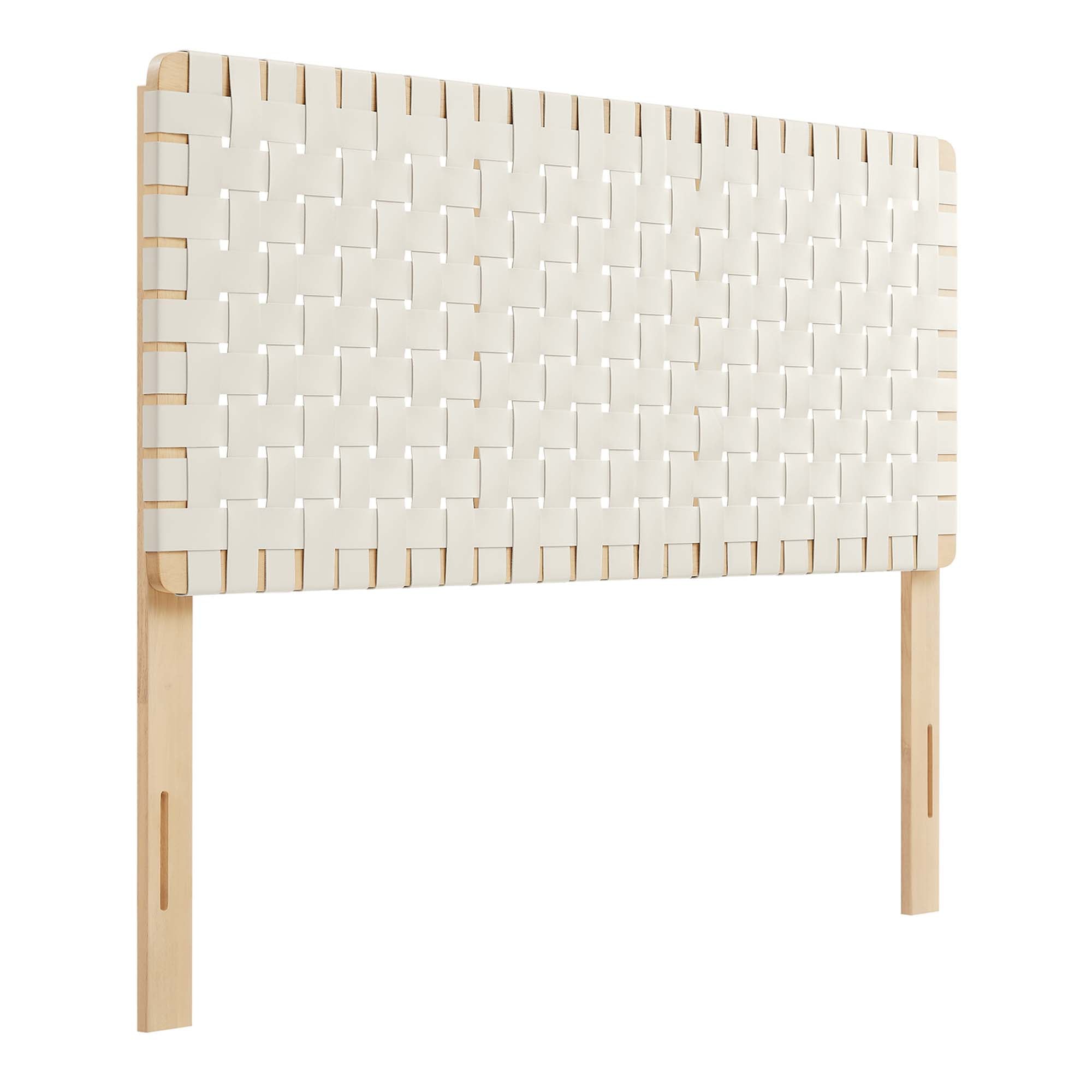 Sparta Weave Vegan Leather Full Headboard by Modway - Best Buy Furniture