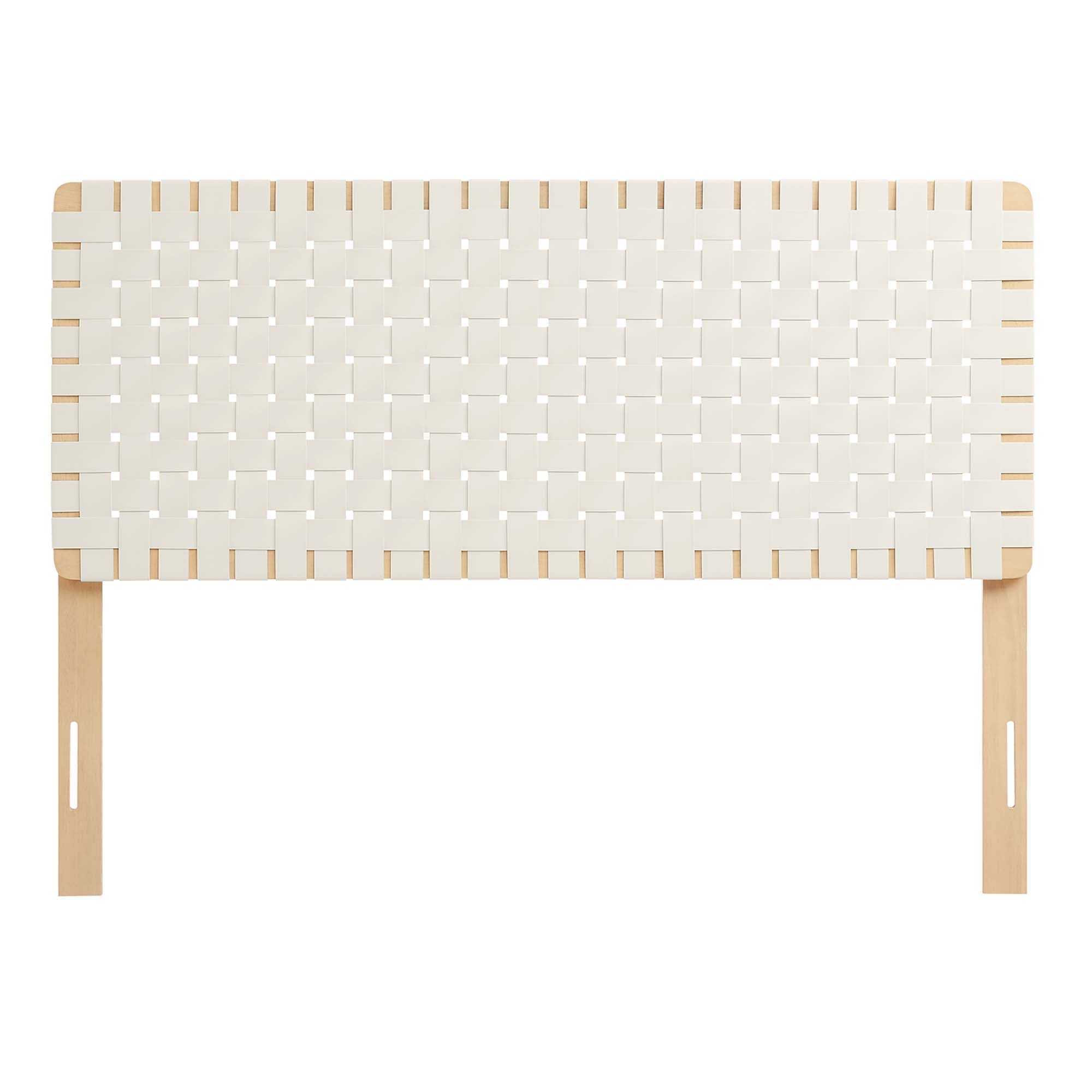 Sparta Weave Vegan Leather Full Headboard by Modway - Best Buy Furniture