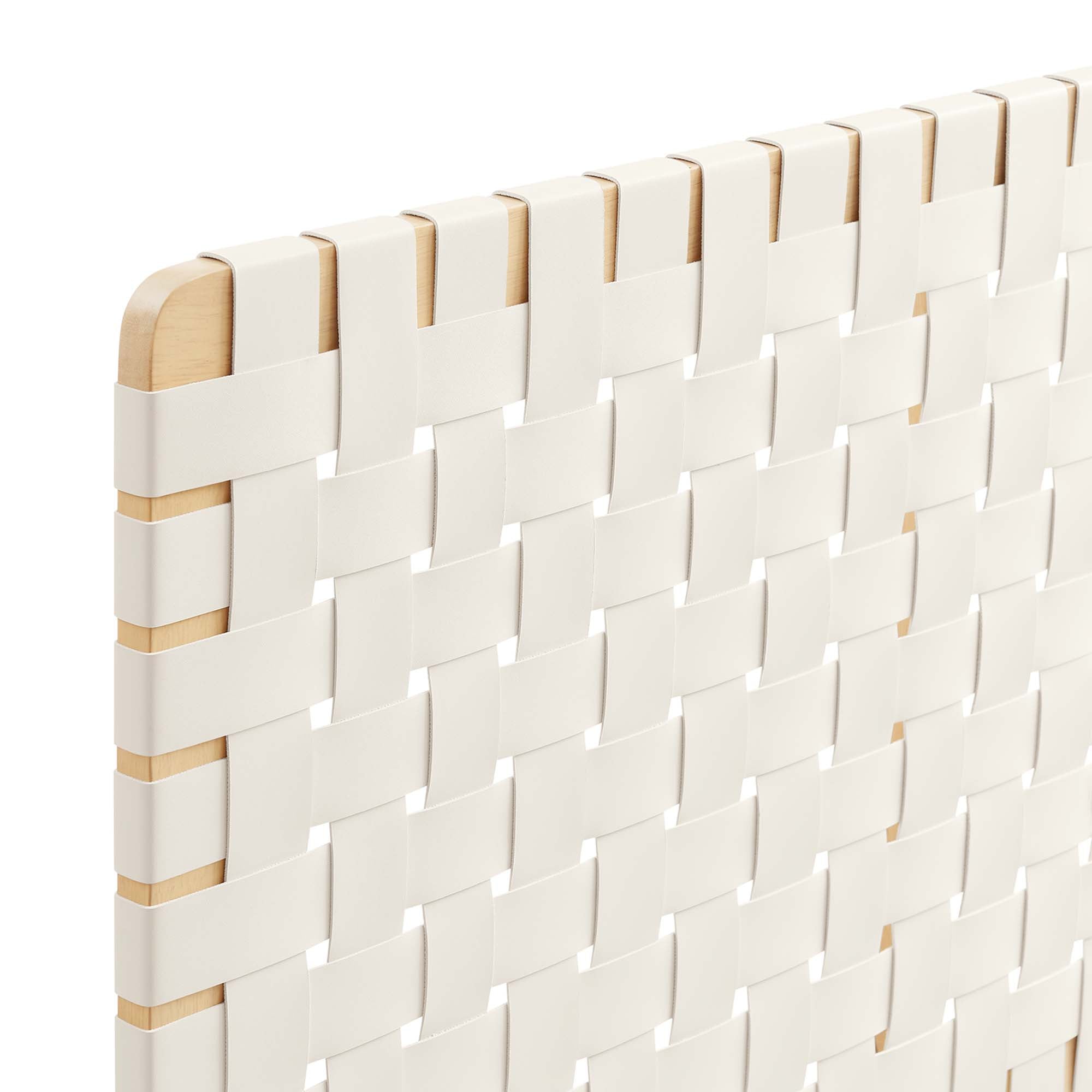 Sparta Weave Vegan Leather Full Headboard by Modway - Best Buy Furniture