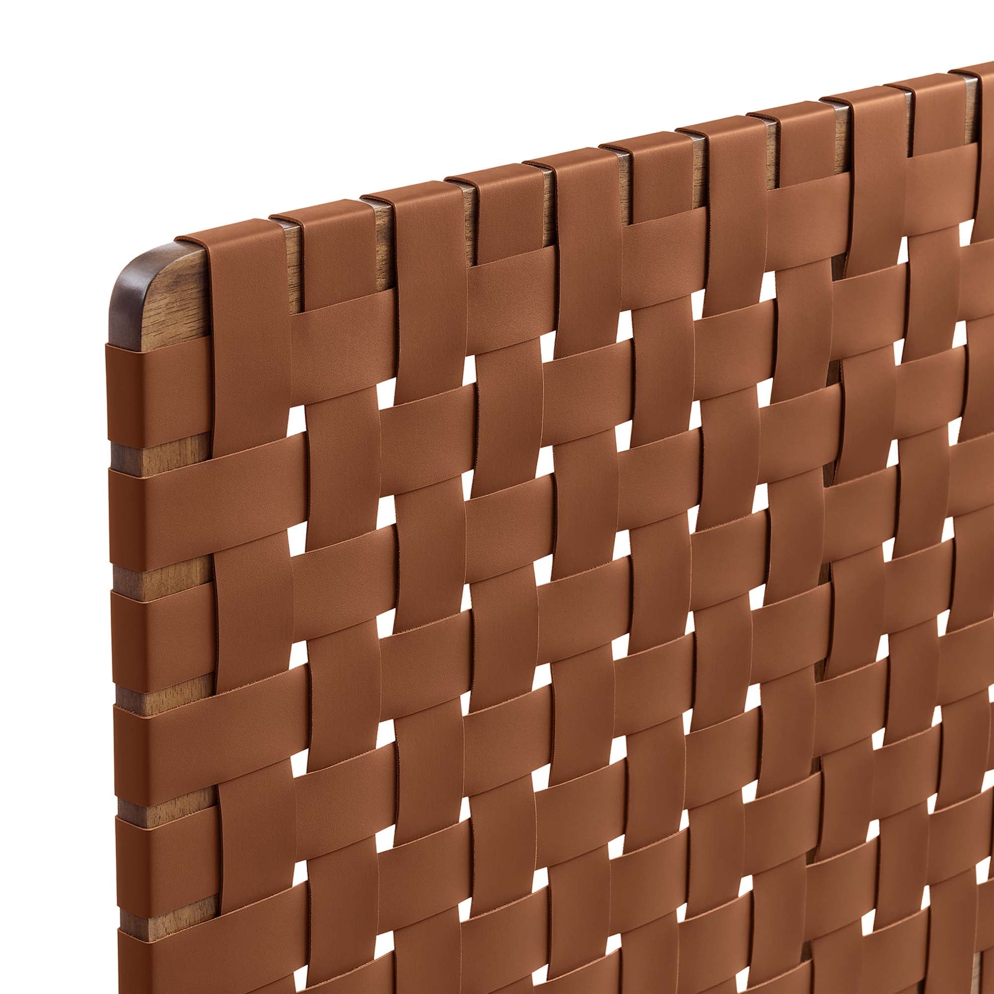 Sparta Weave Vegan Leather Full Headboard by Modway - Best Buy Furniture