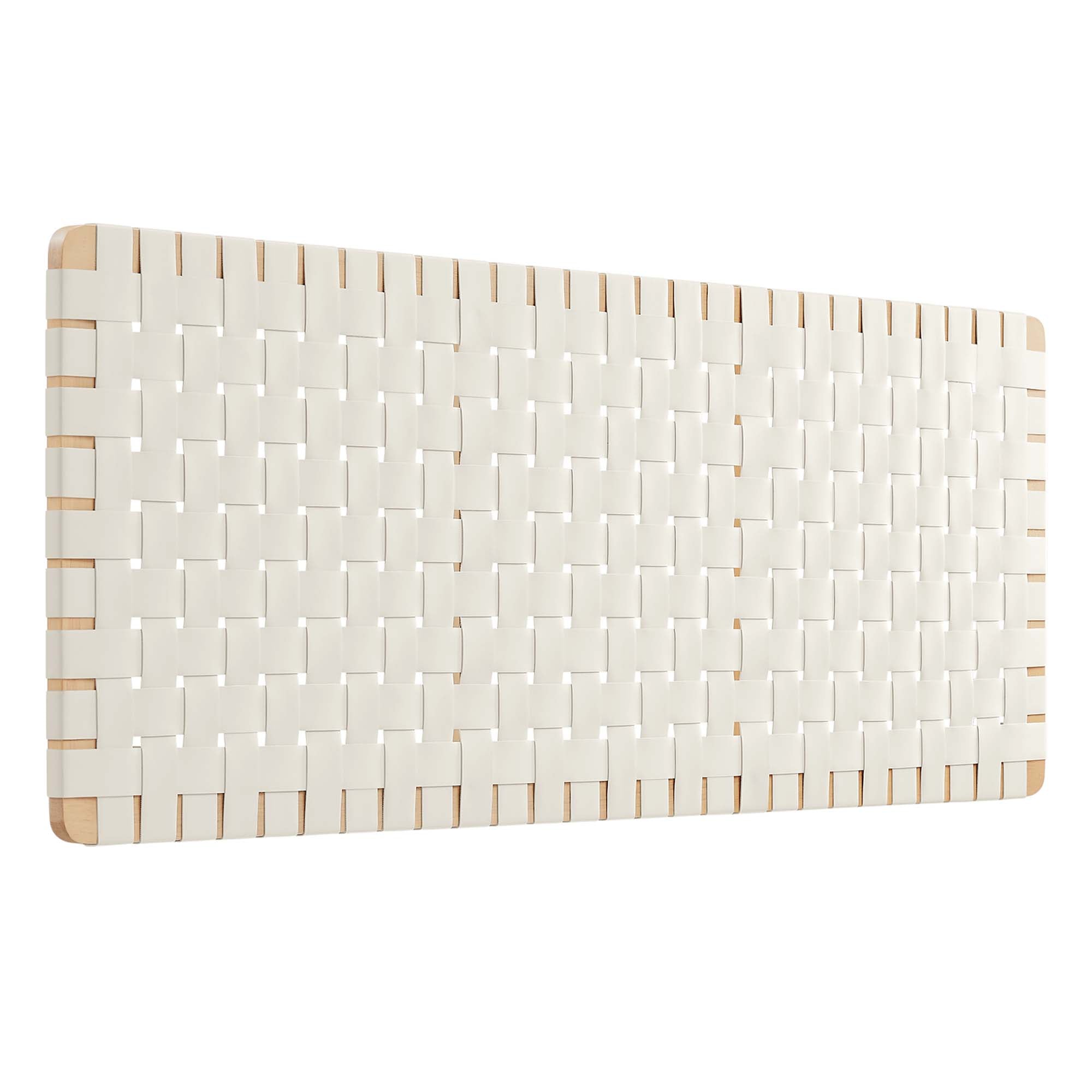 Sparta Weave Wall-Mount Vegan Leather Queen Headboard by Modway - Best Buy Furniture