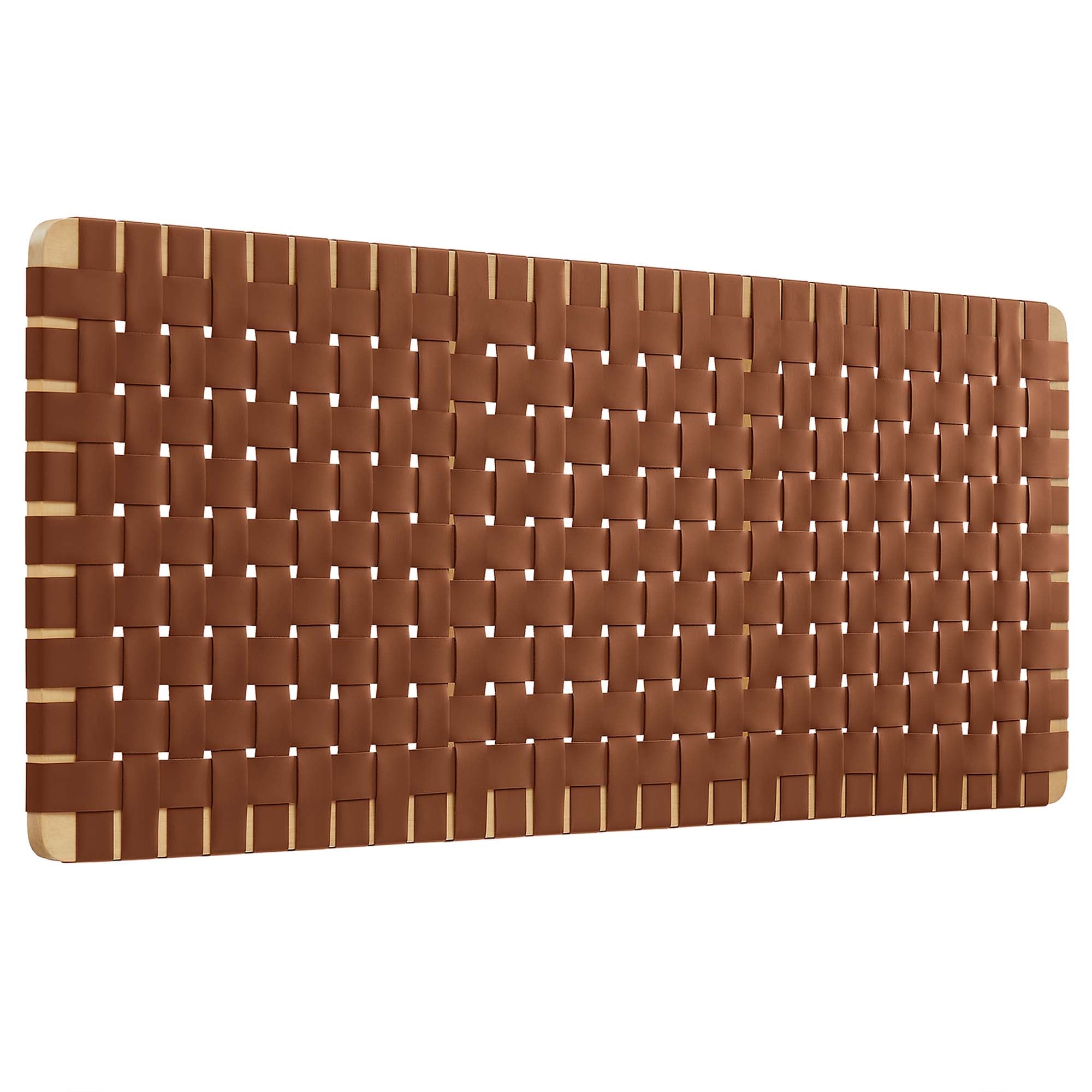 Sparta Weave Wall-Mount Vegan Leather Queen Headboard by Modway - Best Buy Furniture