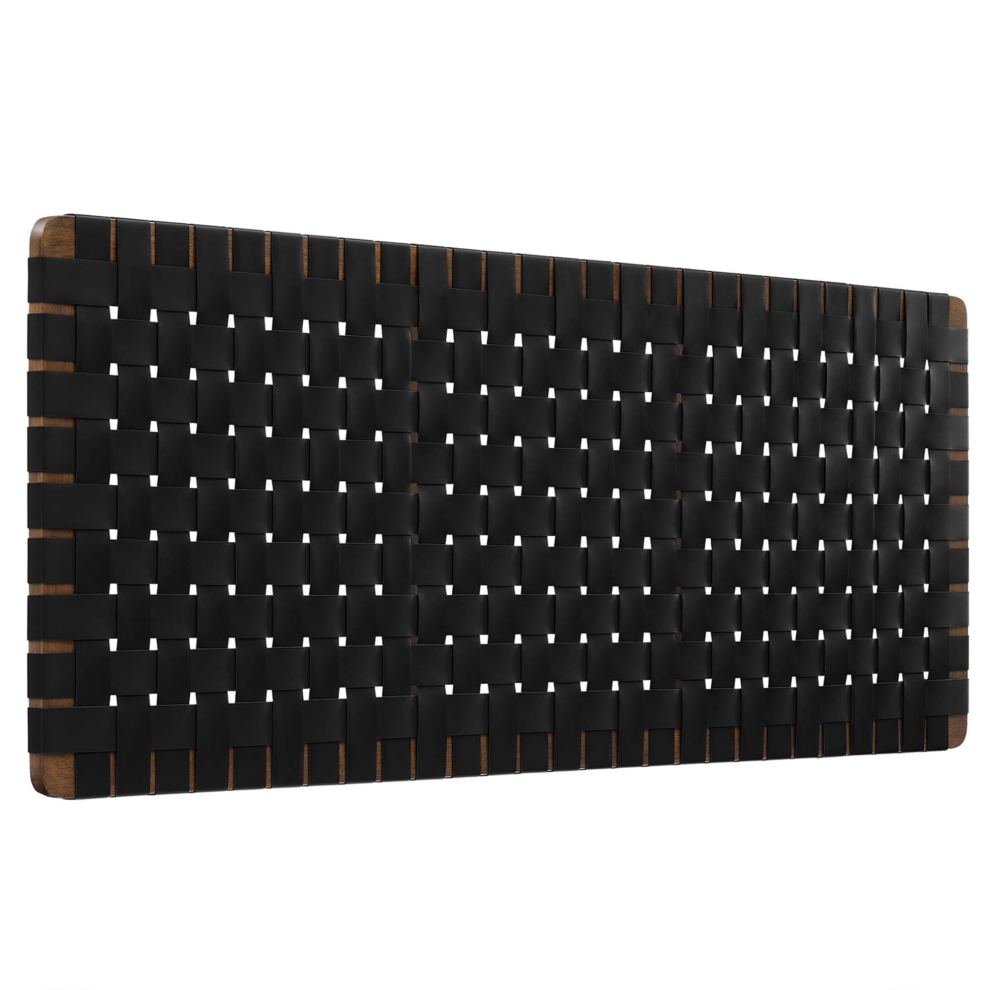 Sparta Weave Wall-Mount Vegan Leather Queen Headboard by Modway - Best Buy Furniture