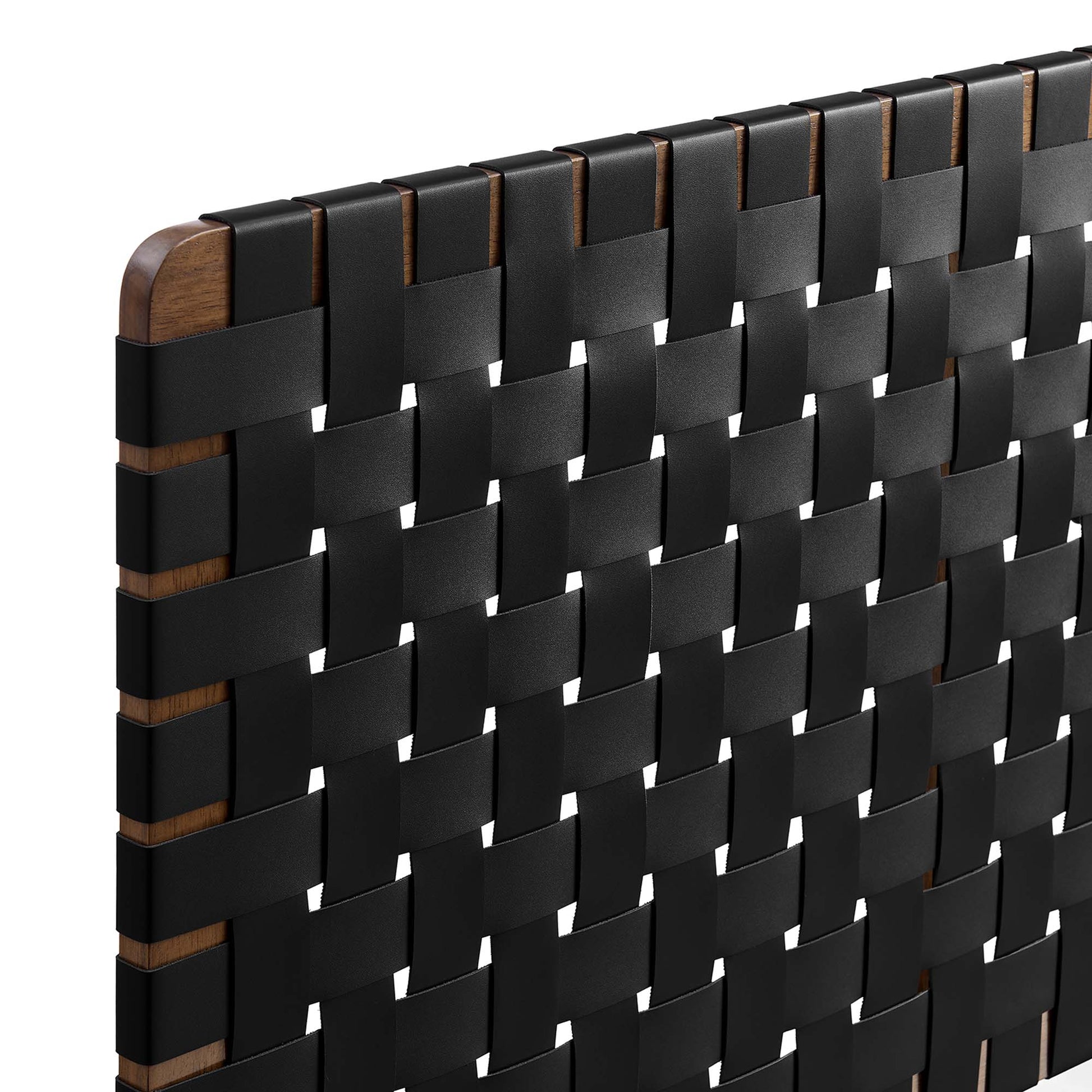 Sparta Weave Wall-Mount Vegan Leather Queen Headboard by Modway - Best Buy Furniture
