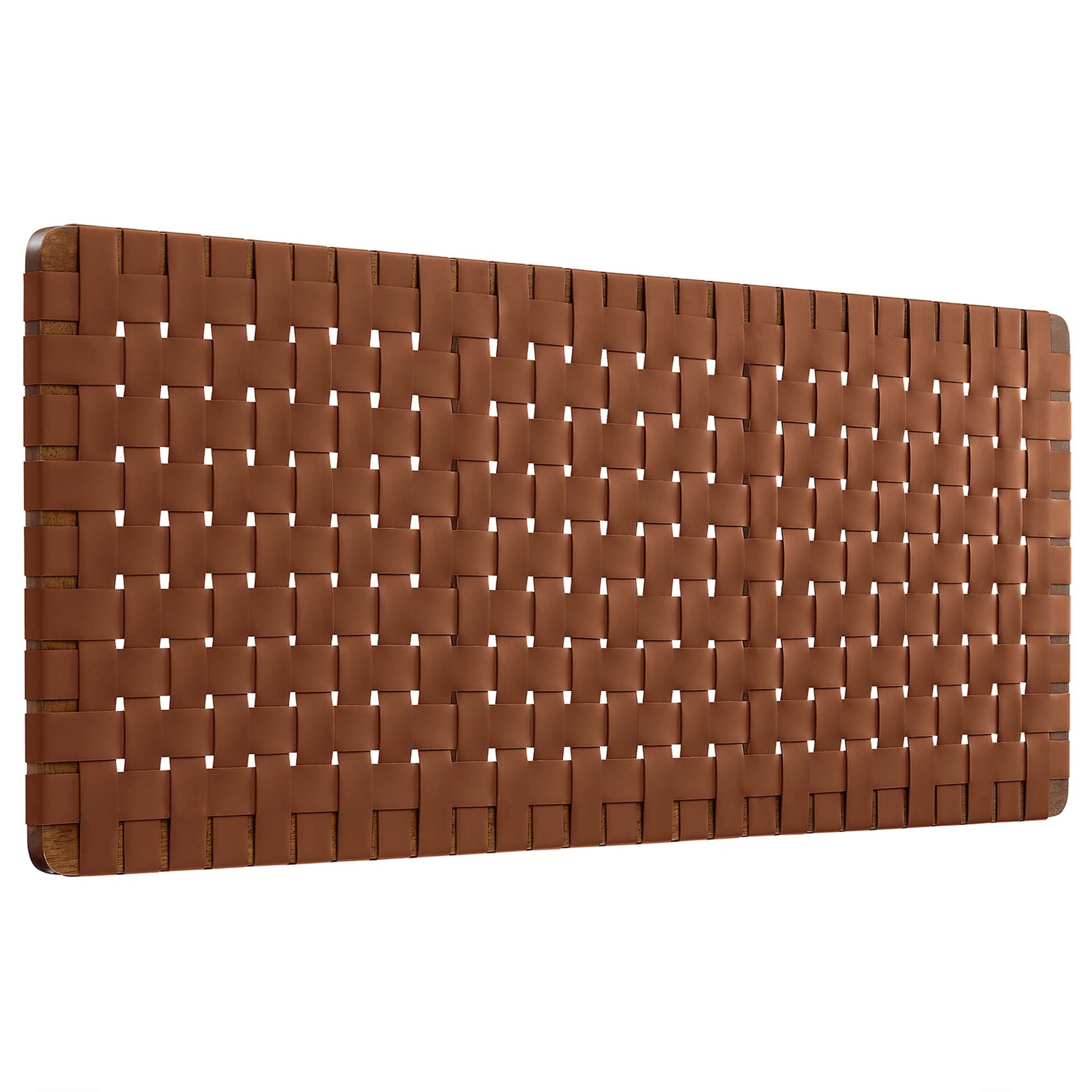 Sparta Weave Wall-Mount Vegan Leather Queen Headboard by Modway - Best Buy Furniture