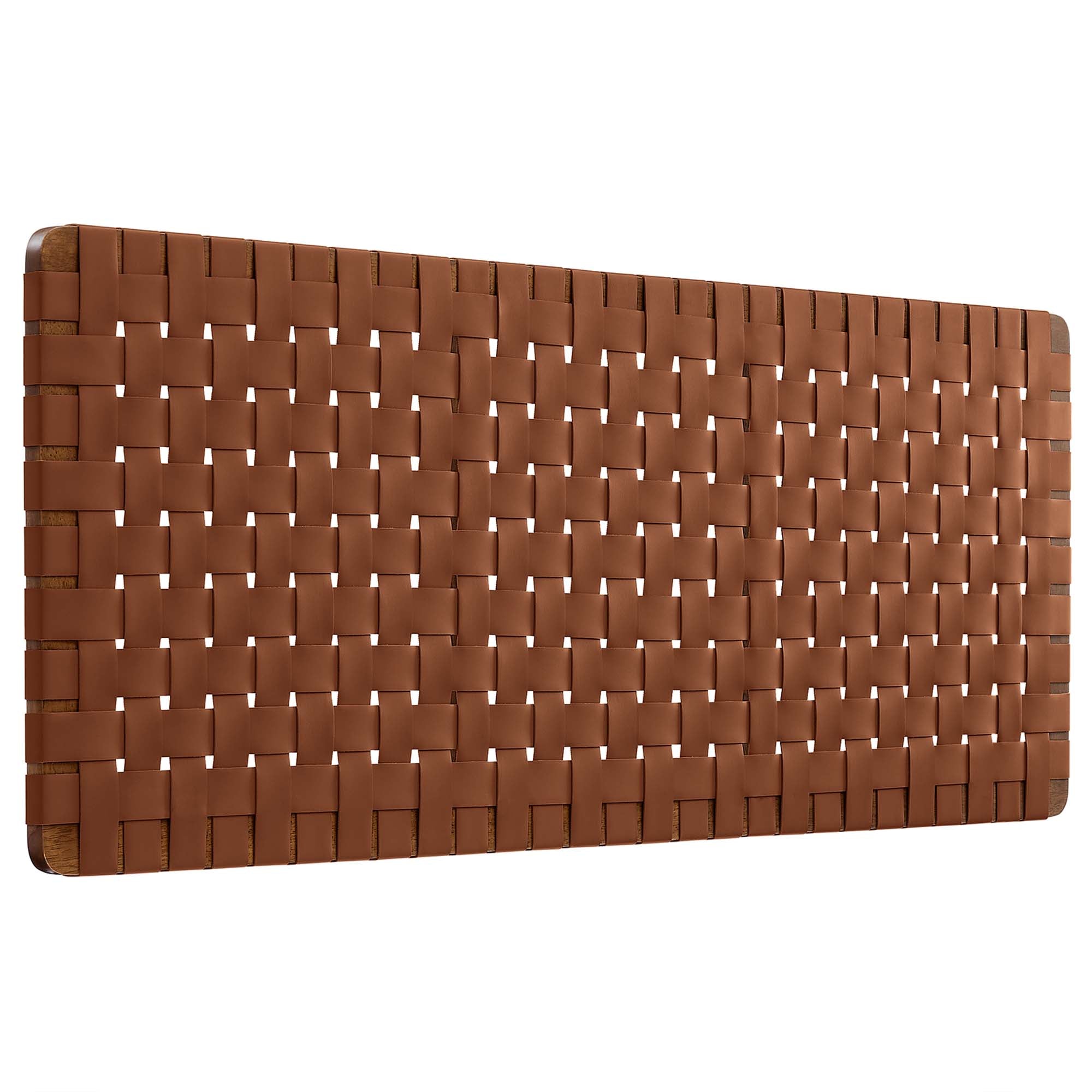 Sparta Weave Wall-Mount Vegan Leather Queen Headboard by Modway - Best Buy Furniture