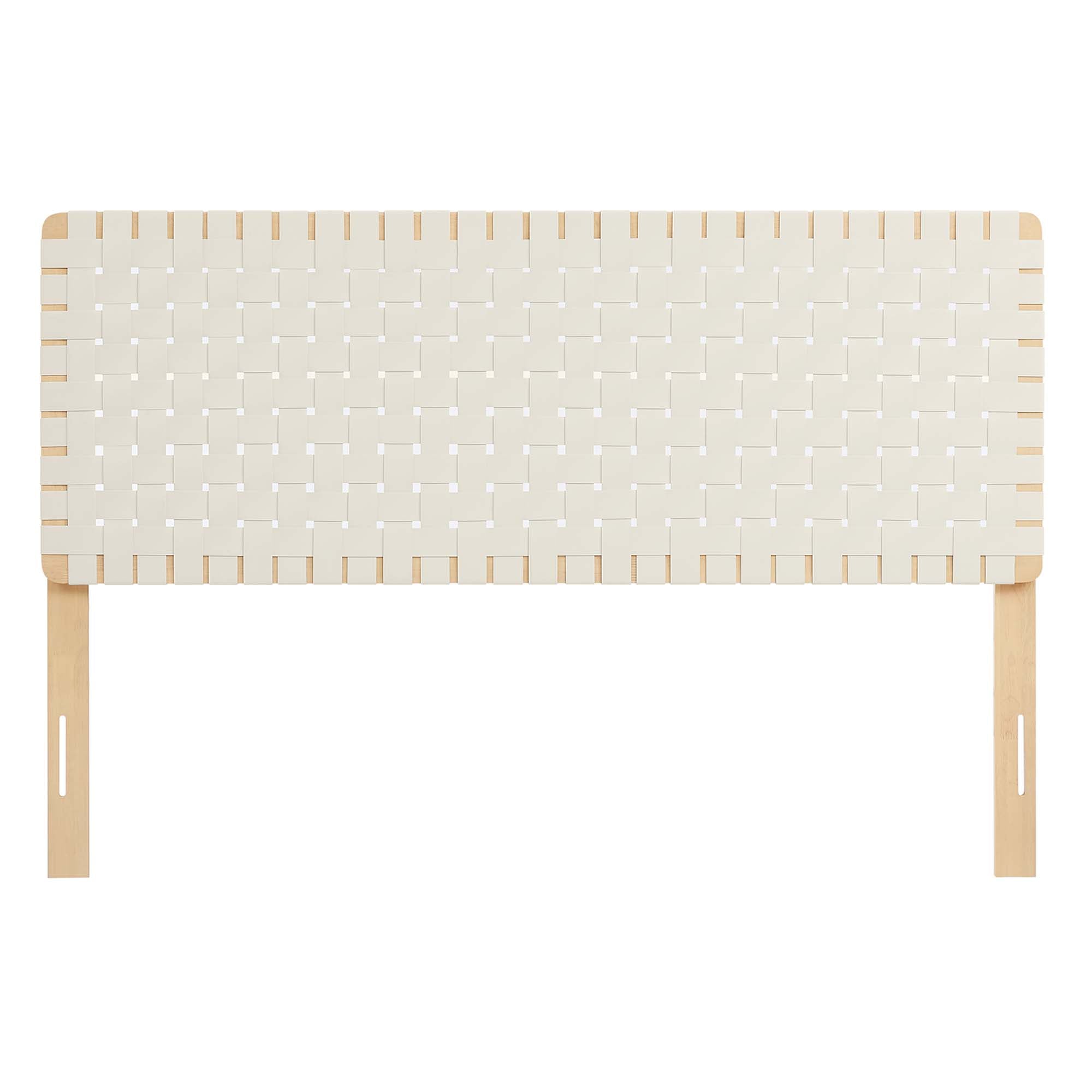 Sparta Weave Vegan Leather Queen Headboard by Modway - Best Buy Furniture