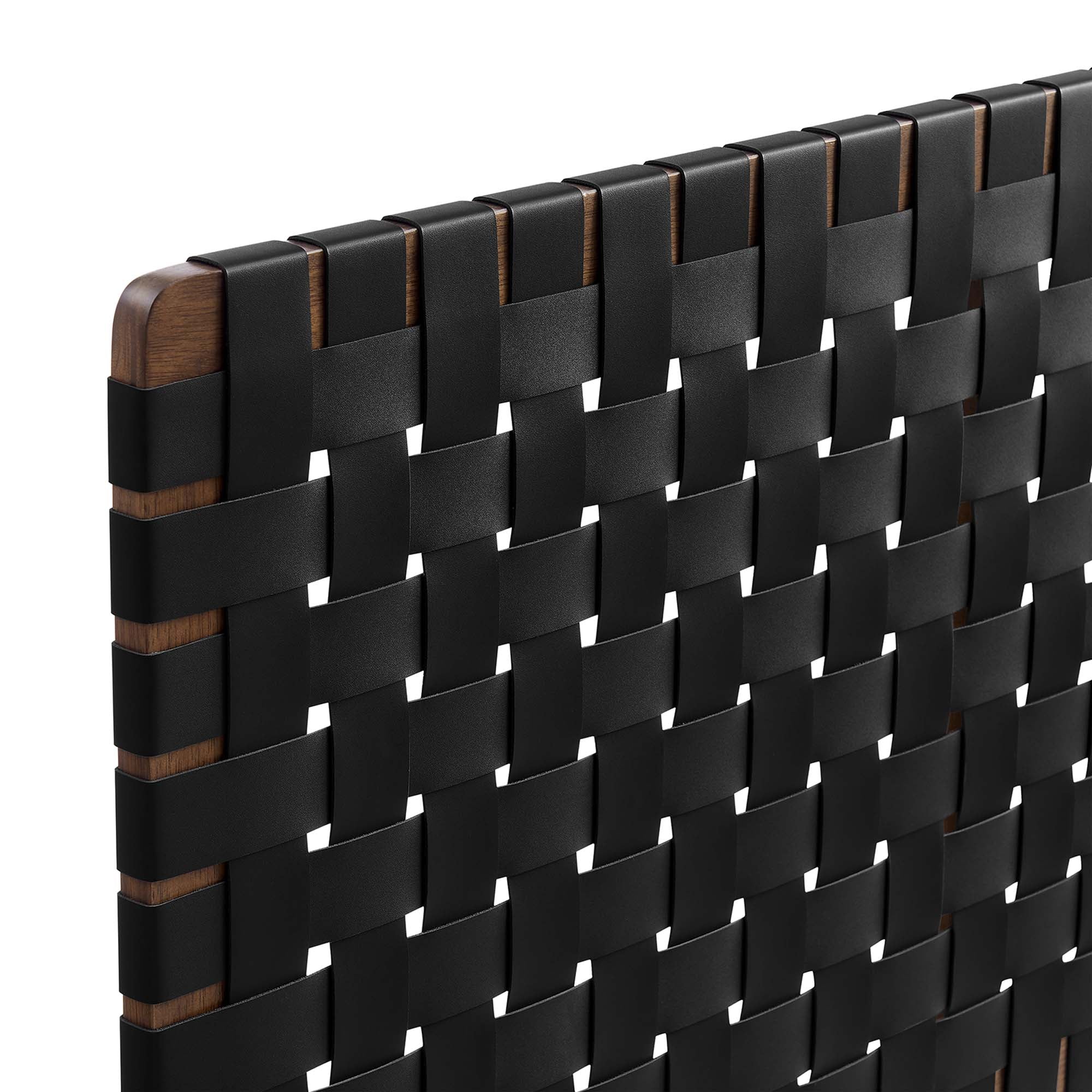 Sparta Weave Vegan Leather Queen Headboard by Modway - Best Buy Furniture