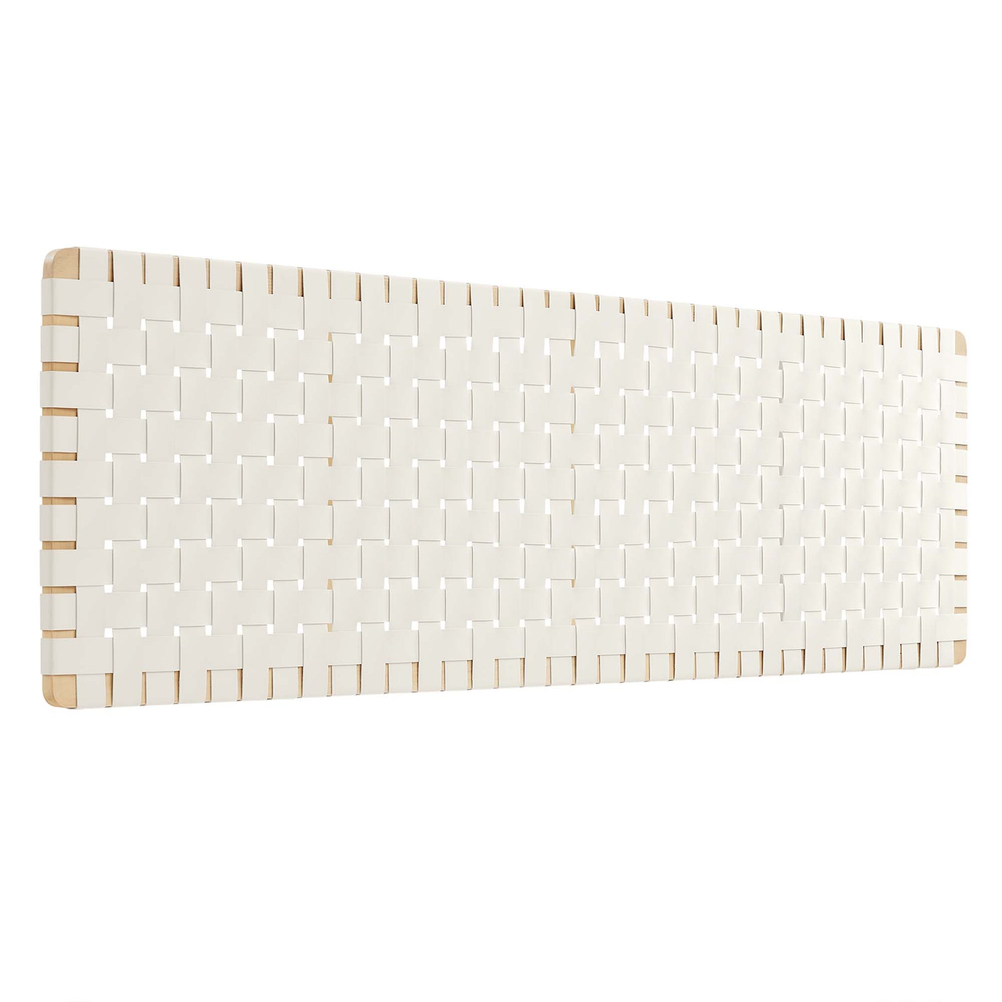 Sparta Weave Wall-Mount Vegan Leather King Headboard by Modway - Best Buy Furniture