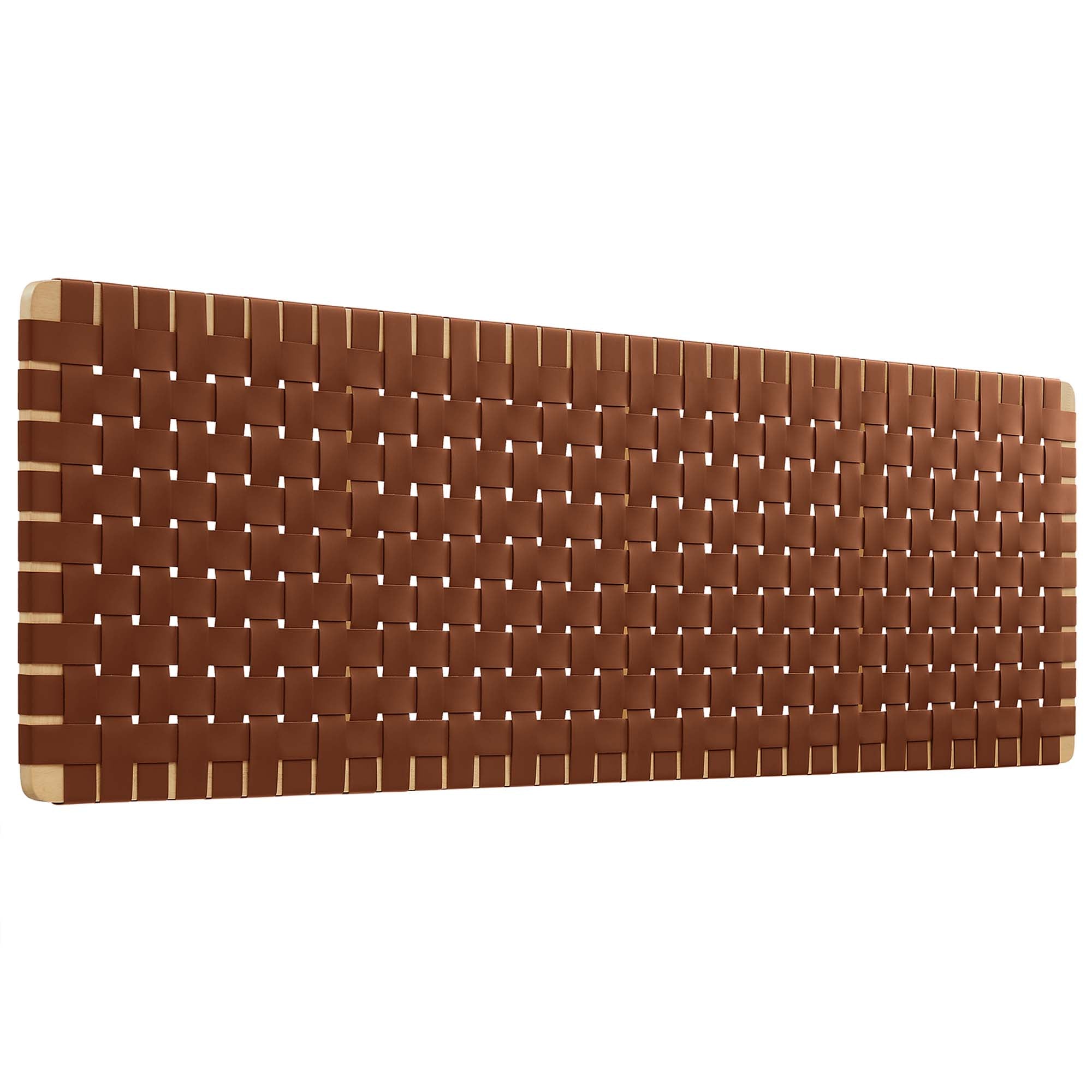 Sparta Weave Wall-Mount Vegan Leather King Headboard by Modway - Best Buy Furniture