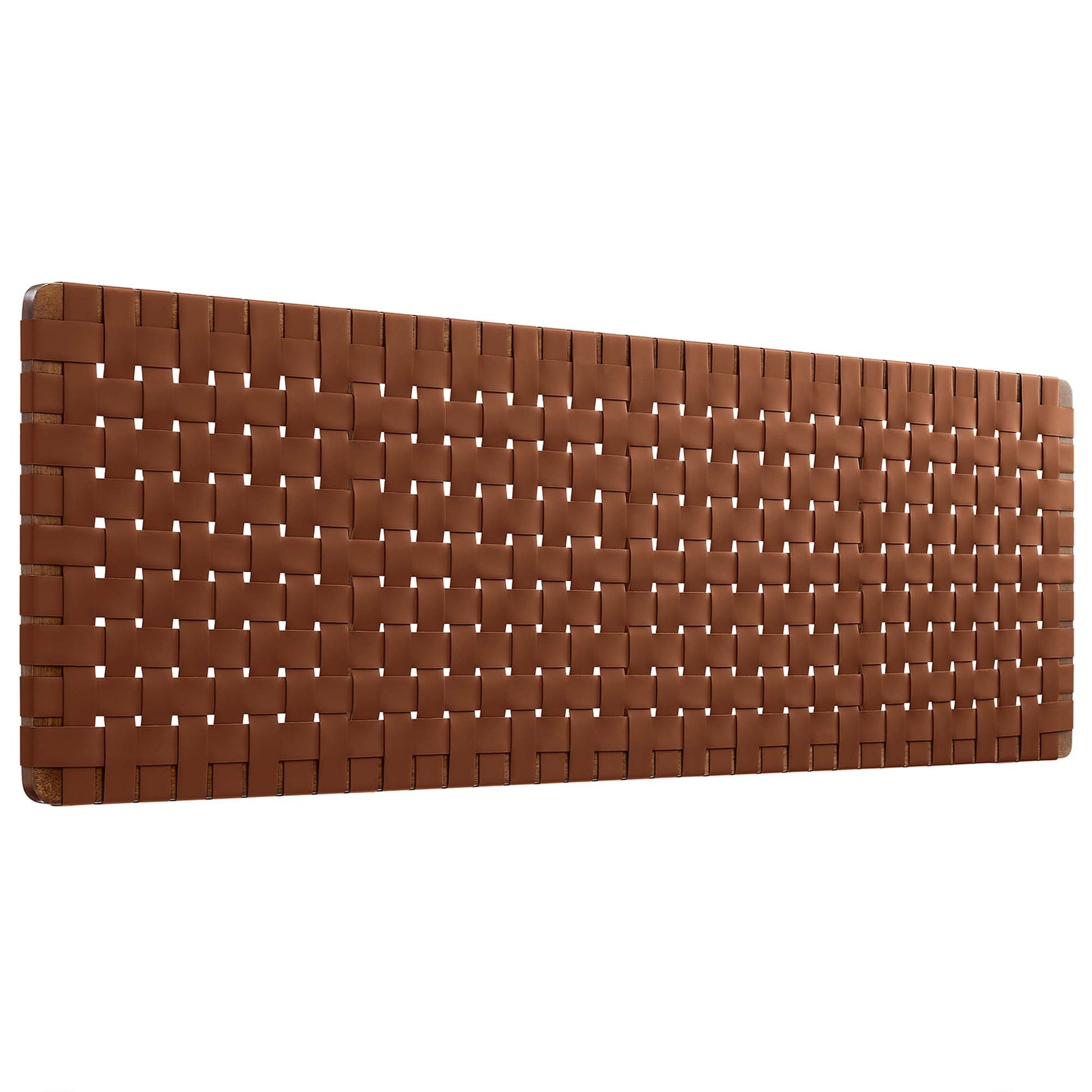Sparta Weave Wall-Mount Vegan Leather King Headboard by Modway - Best Buy Furniture
