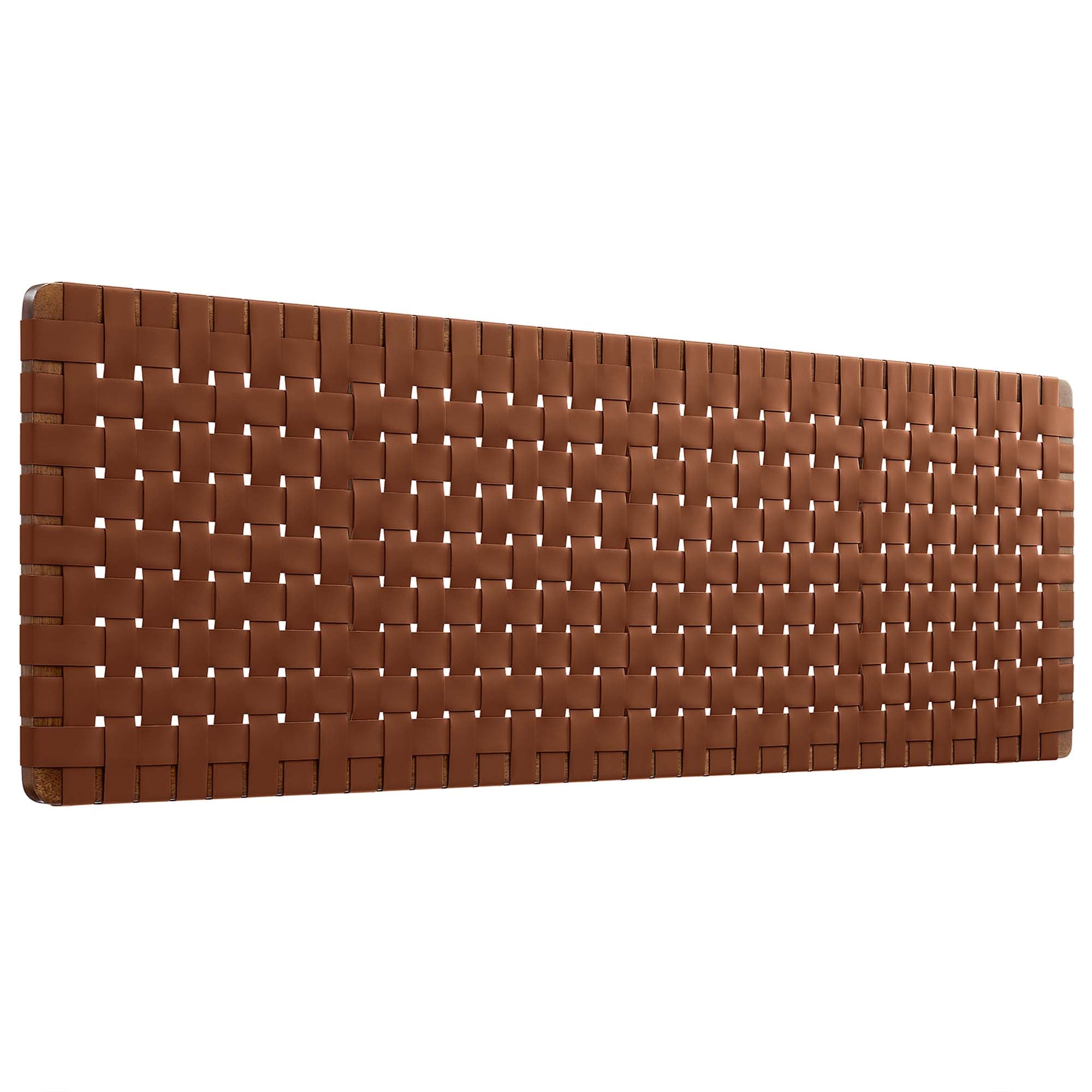 Sparta Weave Wall-Mount Vegan Leather King Headboard by Modway - Best Buy Furniture