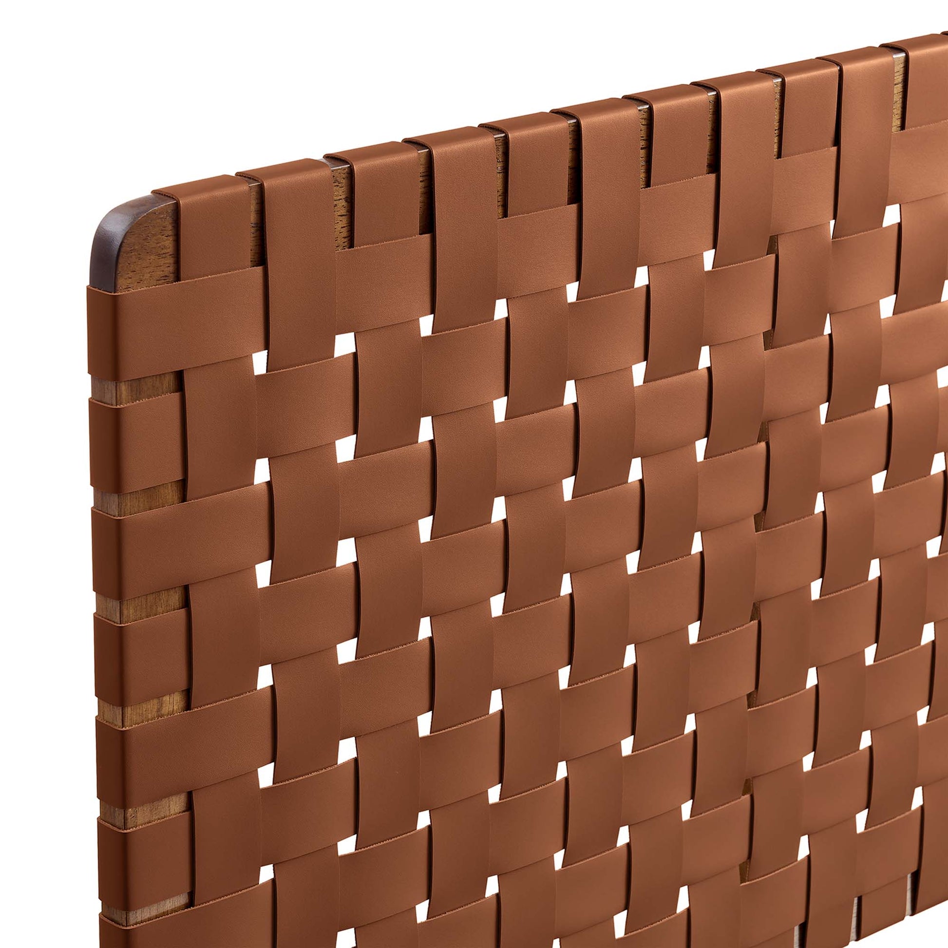 Sparta Weave Wall-Mount Vegan Leather King Headboard by Modway - Best Buy Furniture