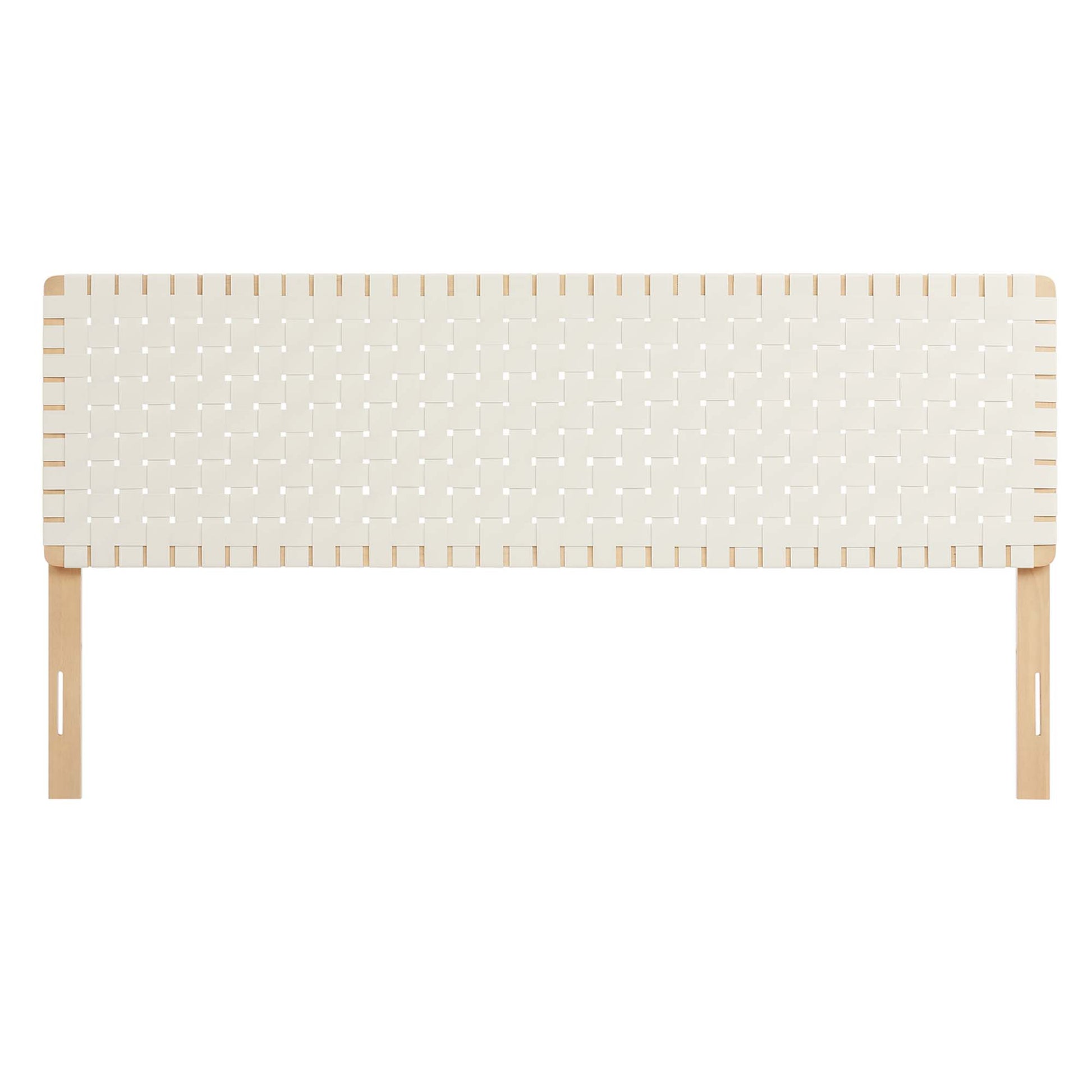 Sparta Weave Vegan Leather King Headboard by Modway - Best Buy Furniture