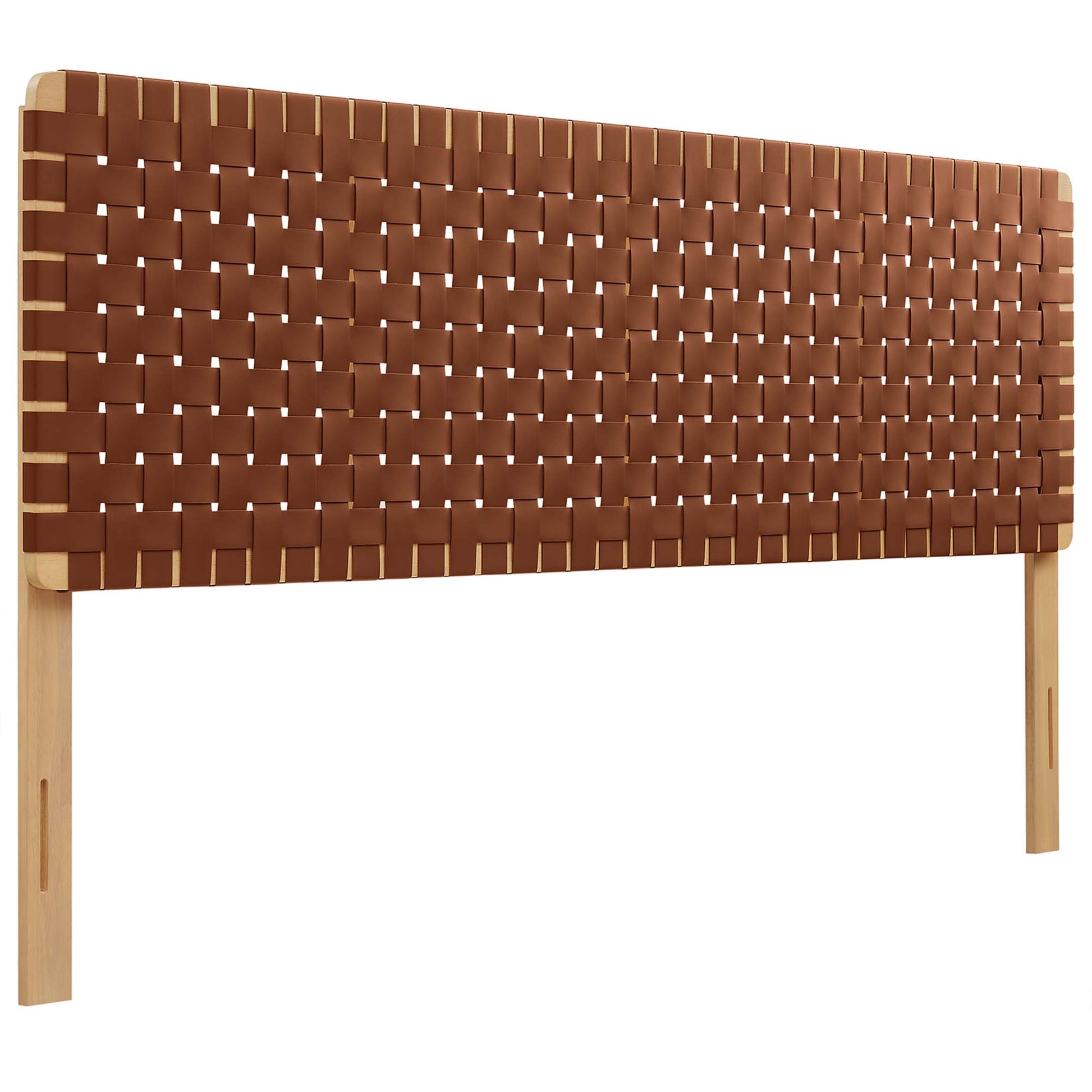 Sparta Weave Vegan Leather King Headboard by Modway - Best Buy Furniture