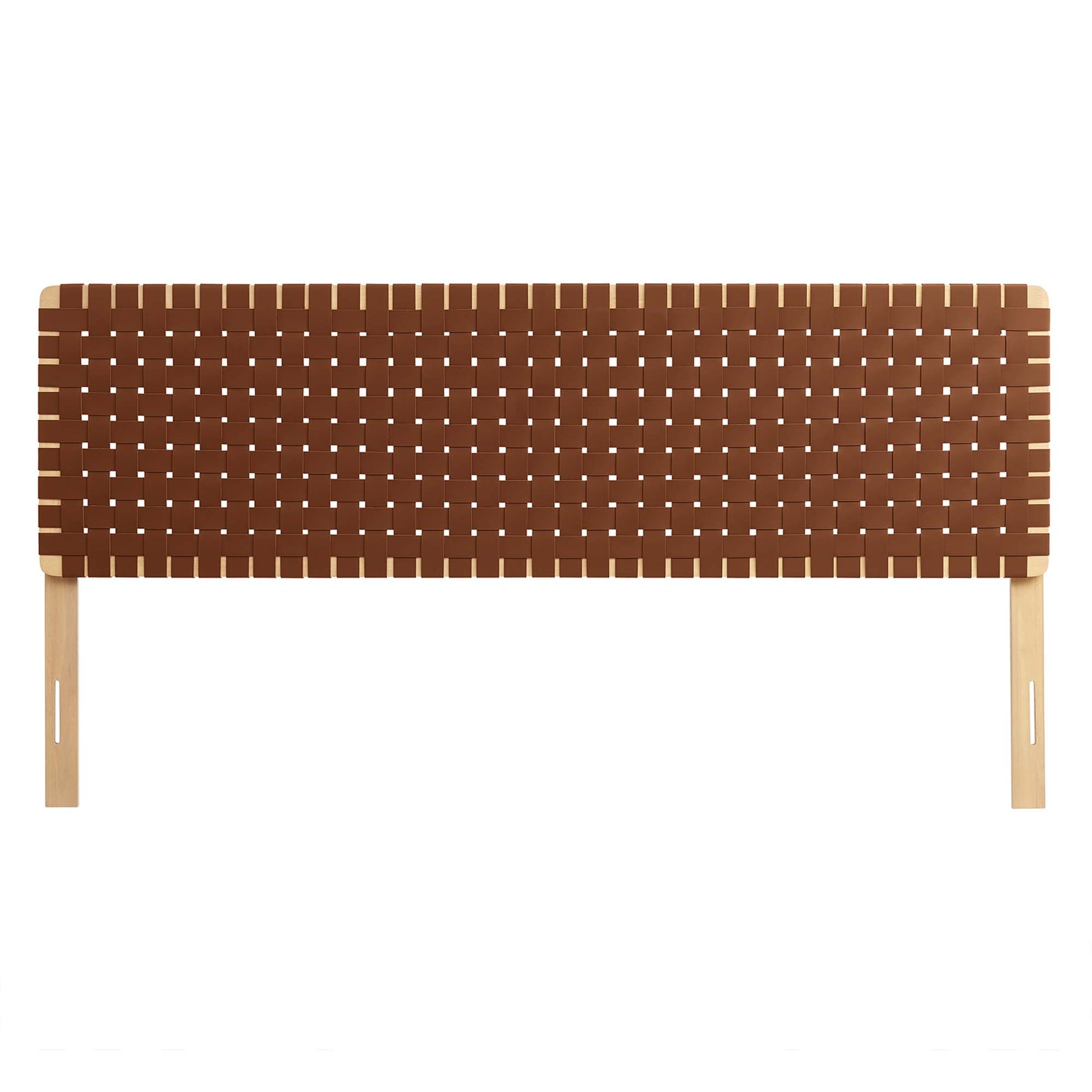 Sparta Weave Vegan Leather King Headboard by Modway - Best Buy Furniture