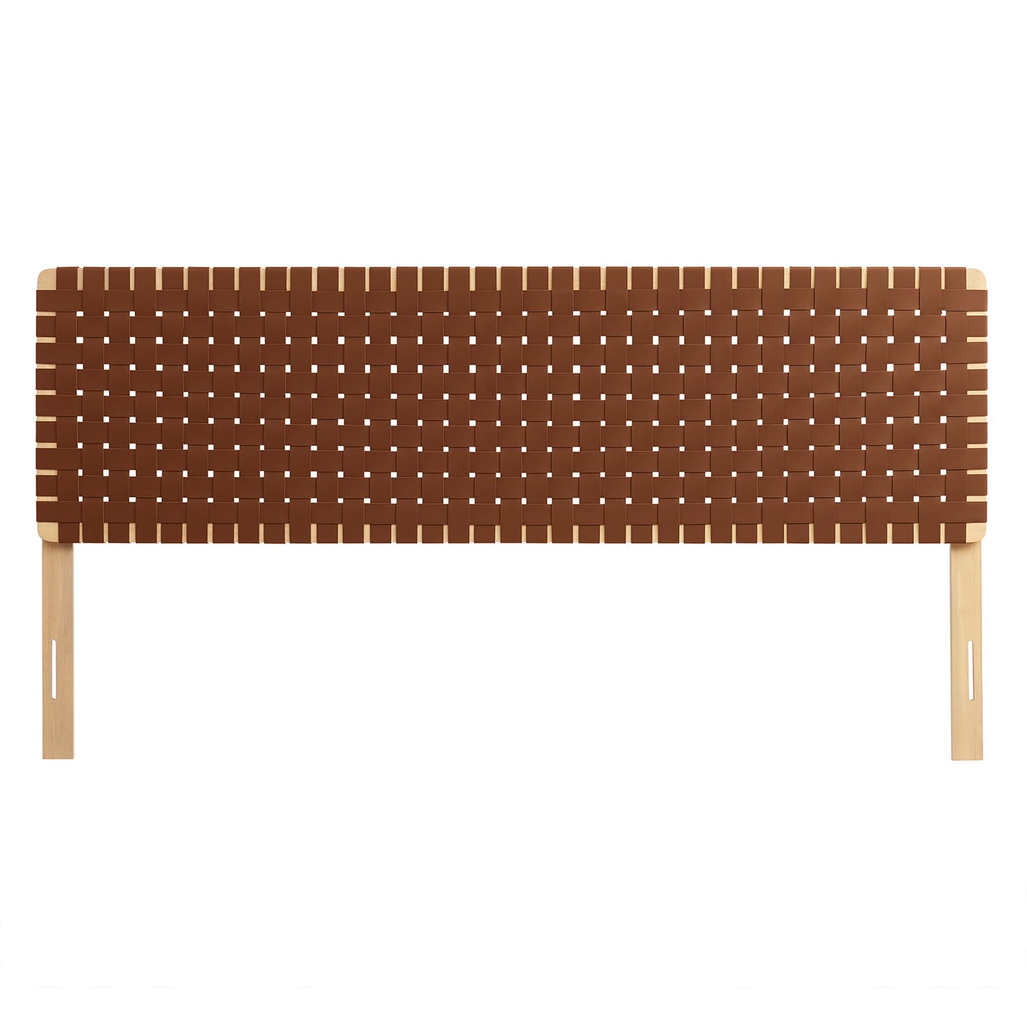 Sparta Weave Vegan Leather King Headboard by Modway - Best Buy Furniture