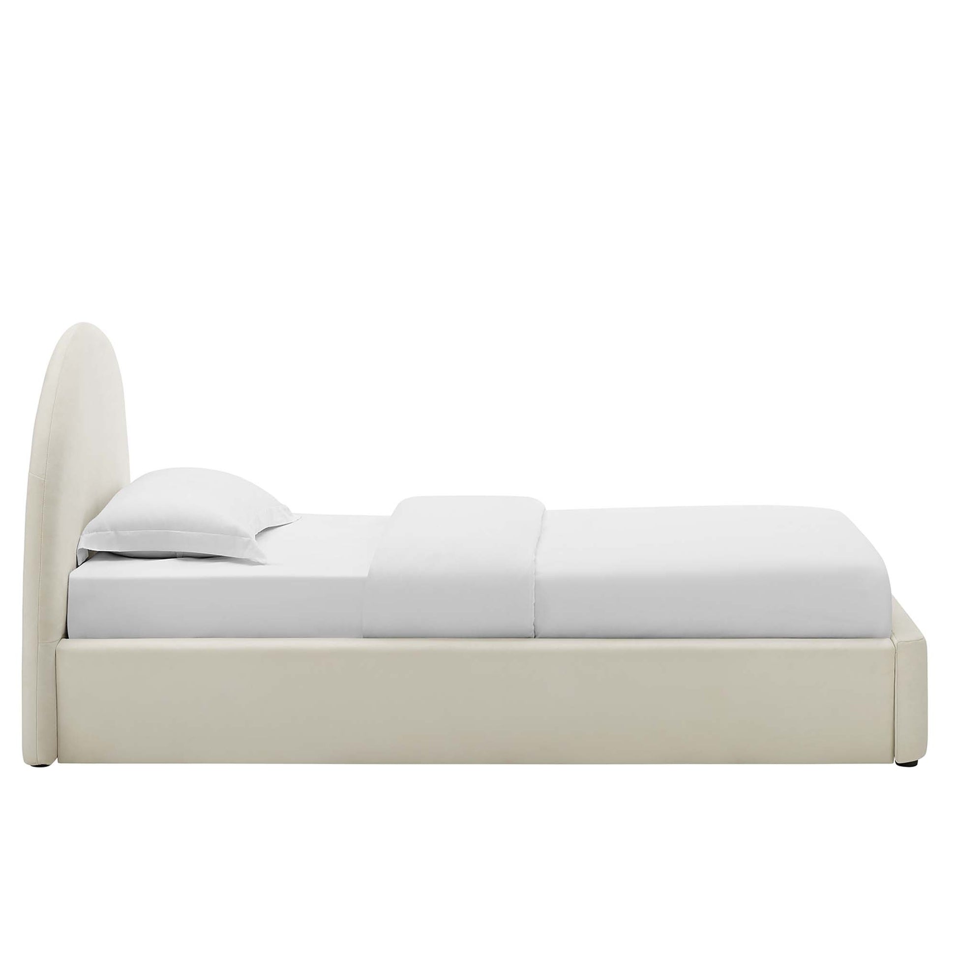 Resort Performance Velvet Arched Round Twin Platform Bed by Modway - Best Buy Furniture